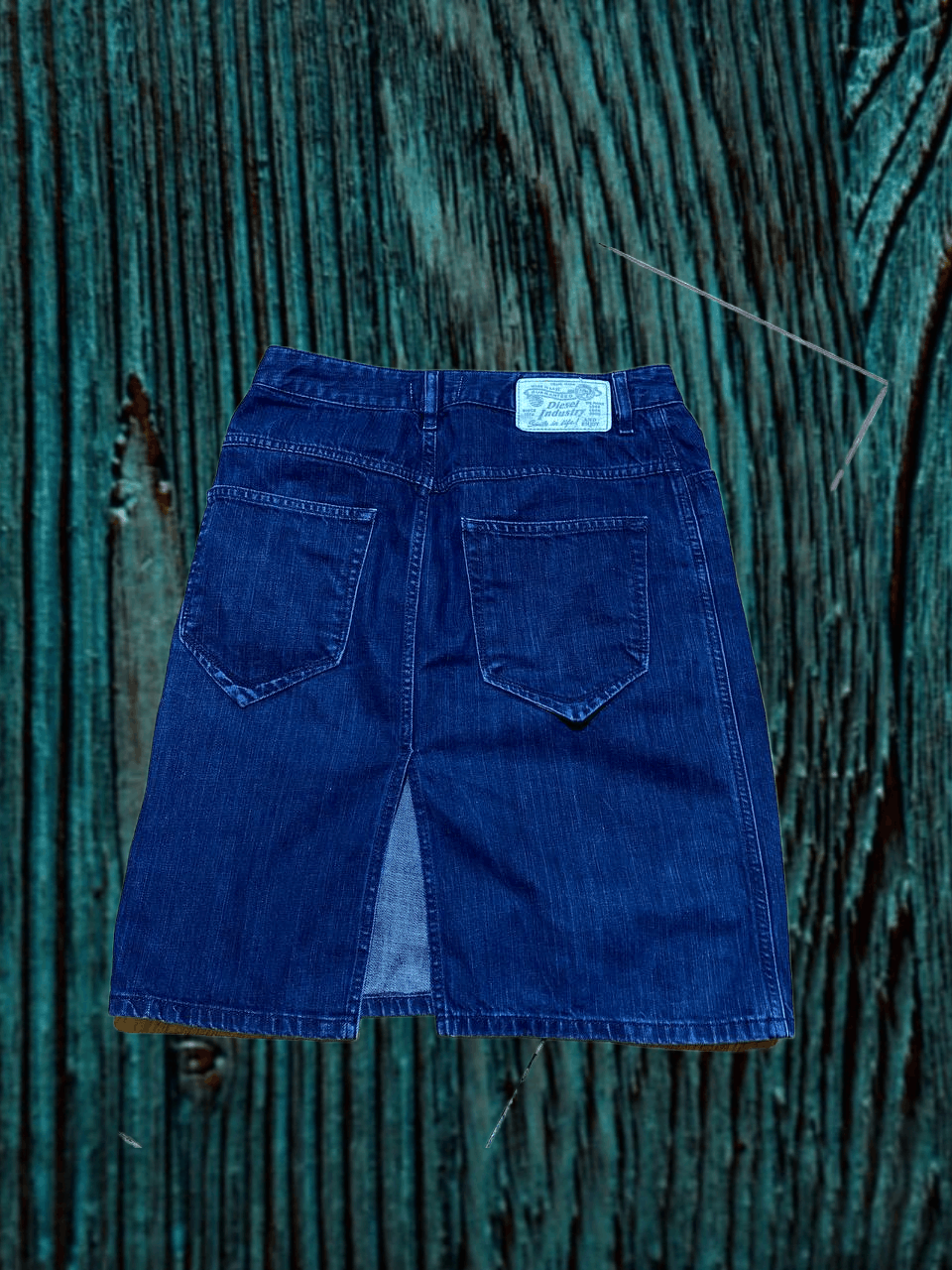 Diesel Vintage Diesel skirt midi dark denim wash pencil. Size 29" - 1 Thumbnail