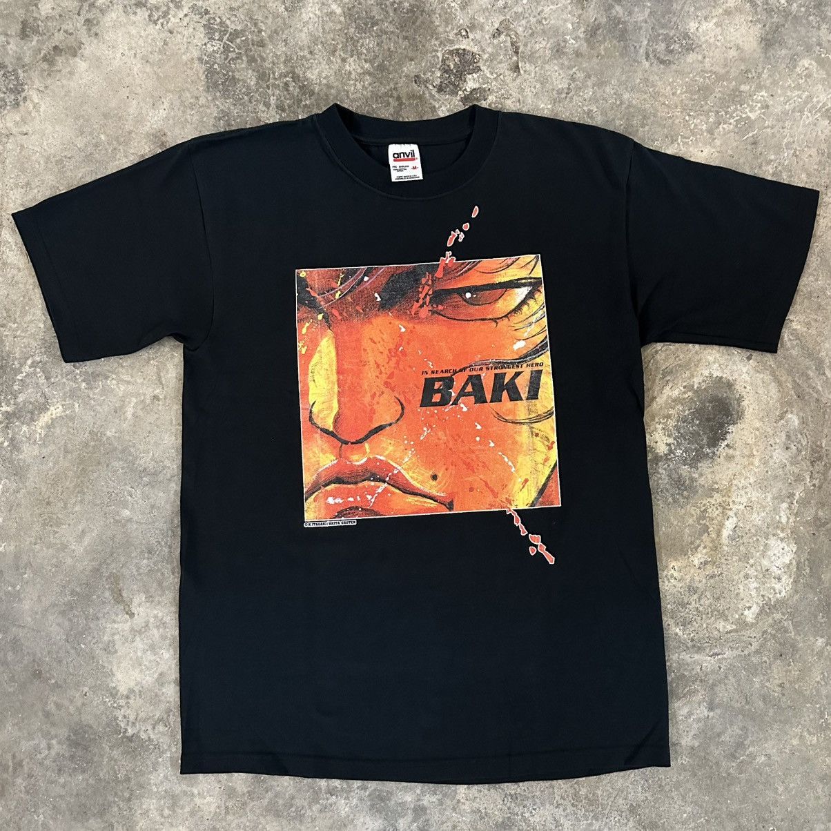 Vintage 2000s Baki Promote T-shirt Size US M / EU 48-50 / 2 - 2 Thumbnail