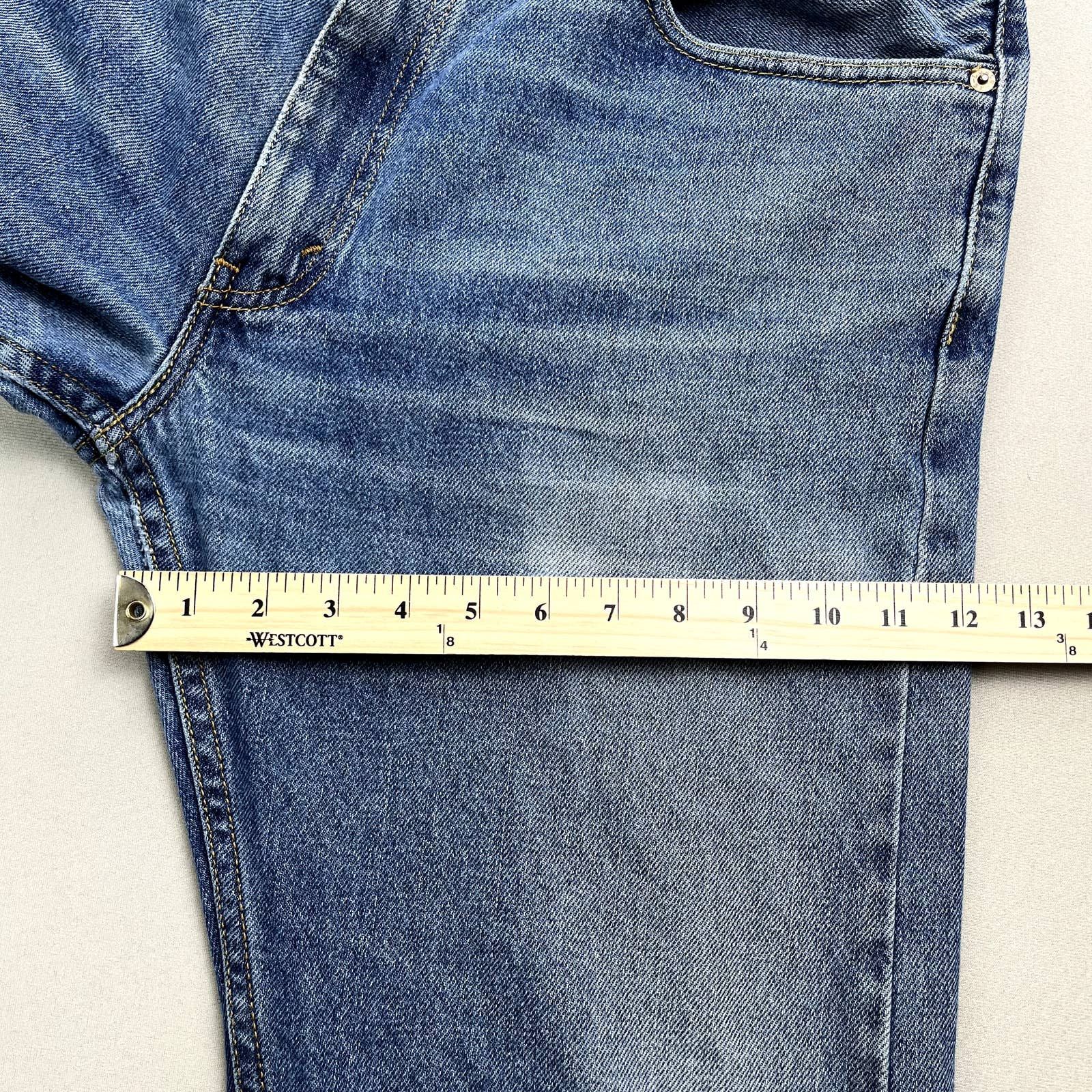 Levi's Levis 505 Jeans Mens 36x29 Blue Denim Regular Fit Stone Wash Size US 36 / EU 52 - 13 Thumbnail
