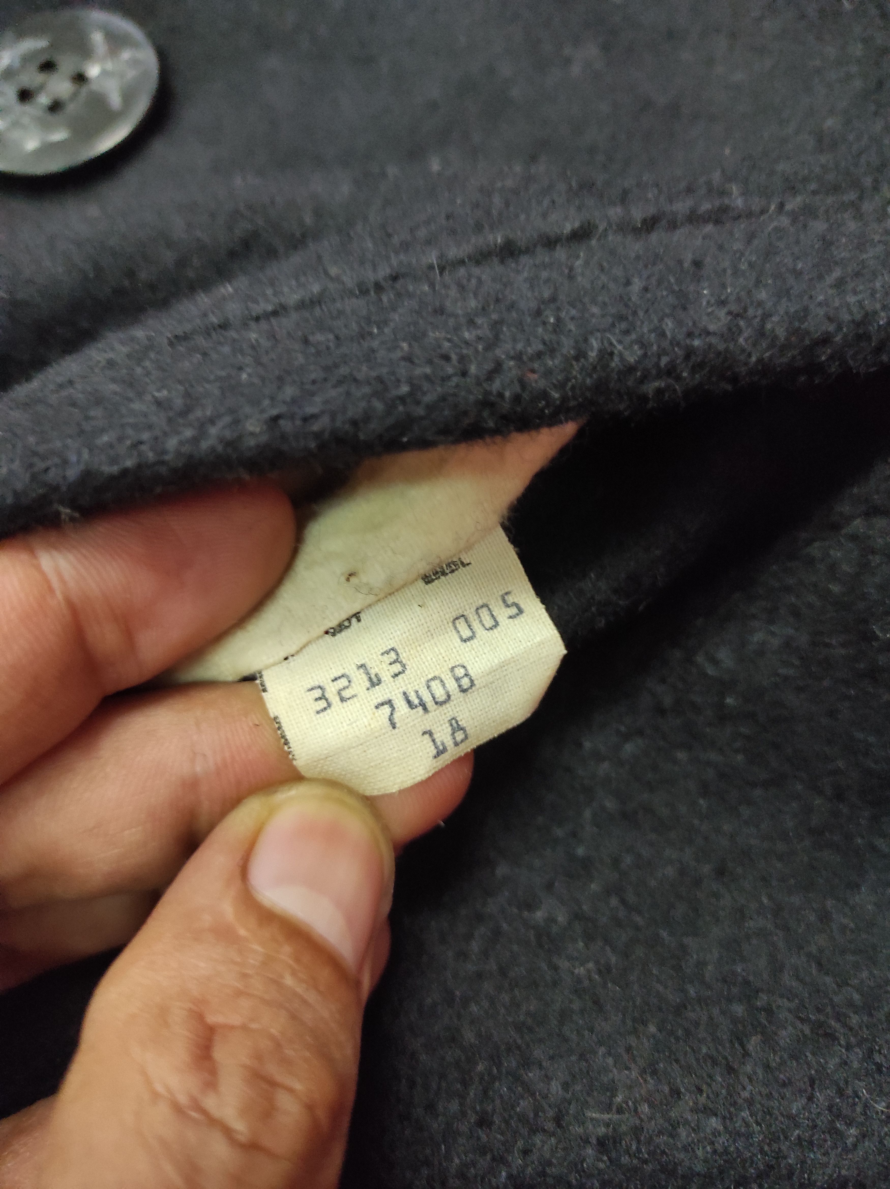 Schott × Vintage MFG BY SCHOTT US 740N PEA JACKET WOOL Size US M / EU 48-50 / 2 - 7 Thumbnail