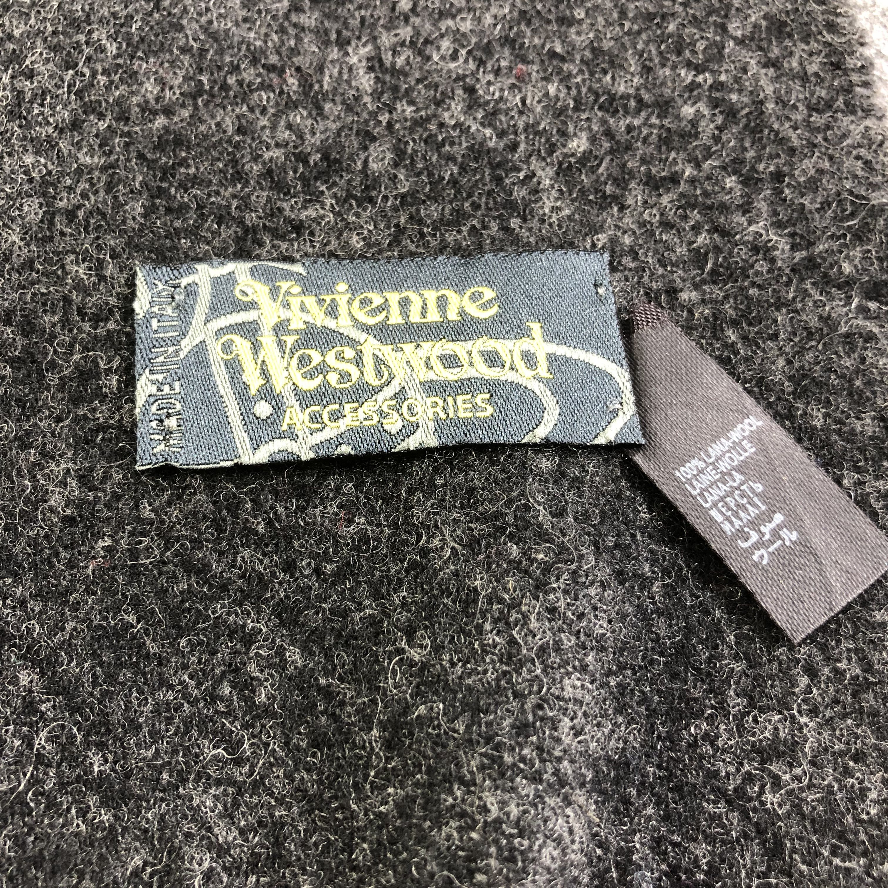 Vivienne Westwood Vivienne Westwood Wool Scarf Muffler V1796 Size ONE SIZE - 5 Thumbnail