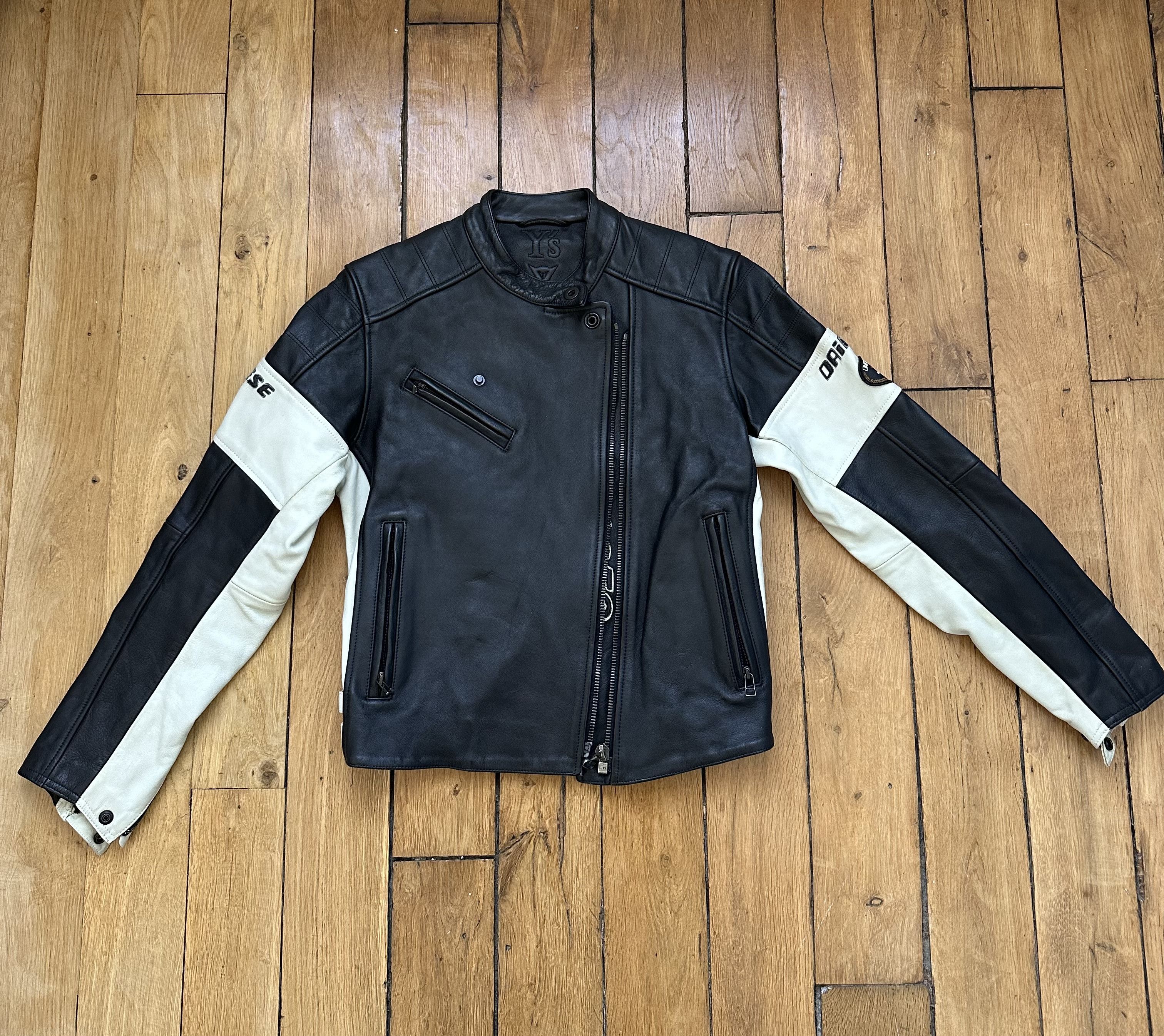Yohji Yamamoto Y's x DAINESE F/W 2004 Motorcycle Leather Jacket