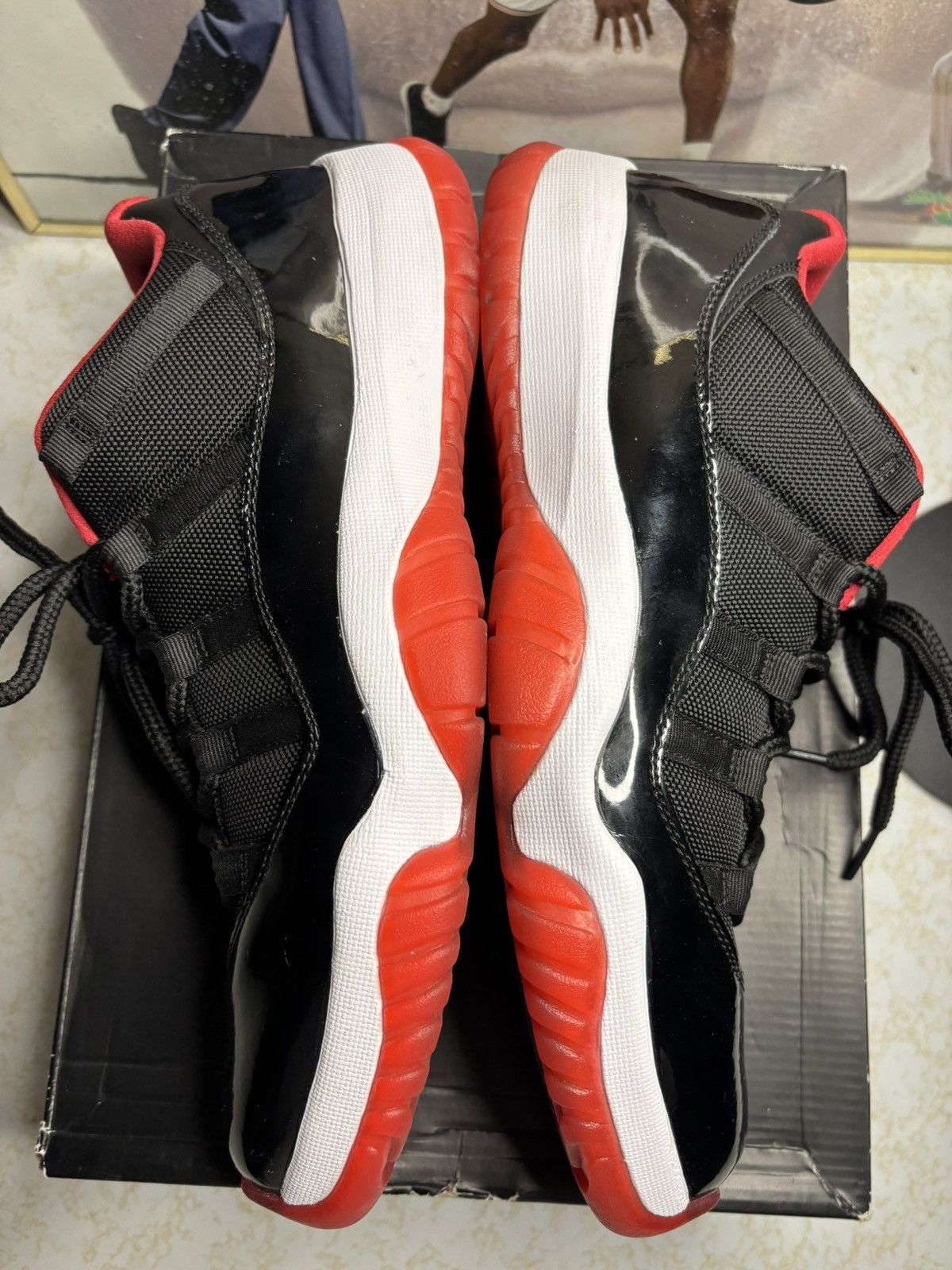 Jordan Brand Jordan Retro 11 low ‘bred” Size US 10 / EU 43 - 4 Thumbnail