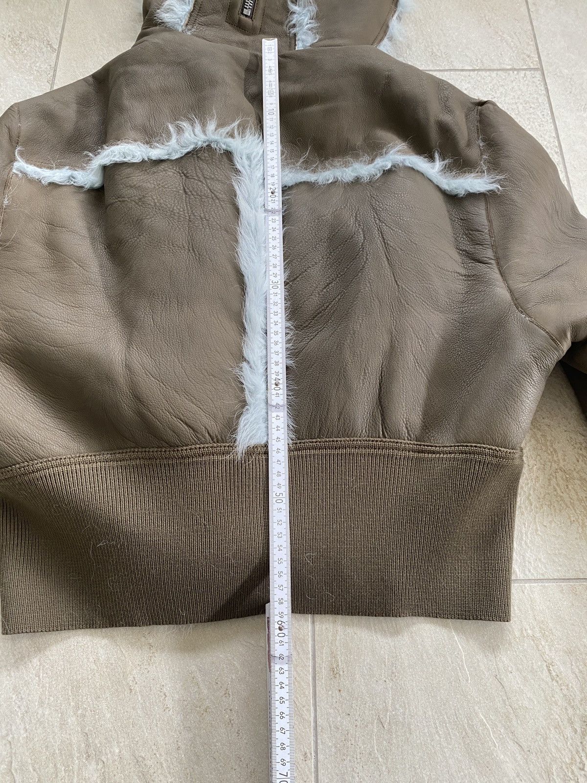 Rick Owens FW24 PORTERVILLE ALICE PARKA IN BLUE TOSCANA SHEARLING Size US M / EU 48-50 / 2 - 17 Thumbnail