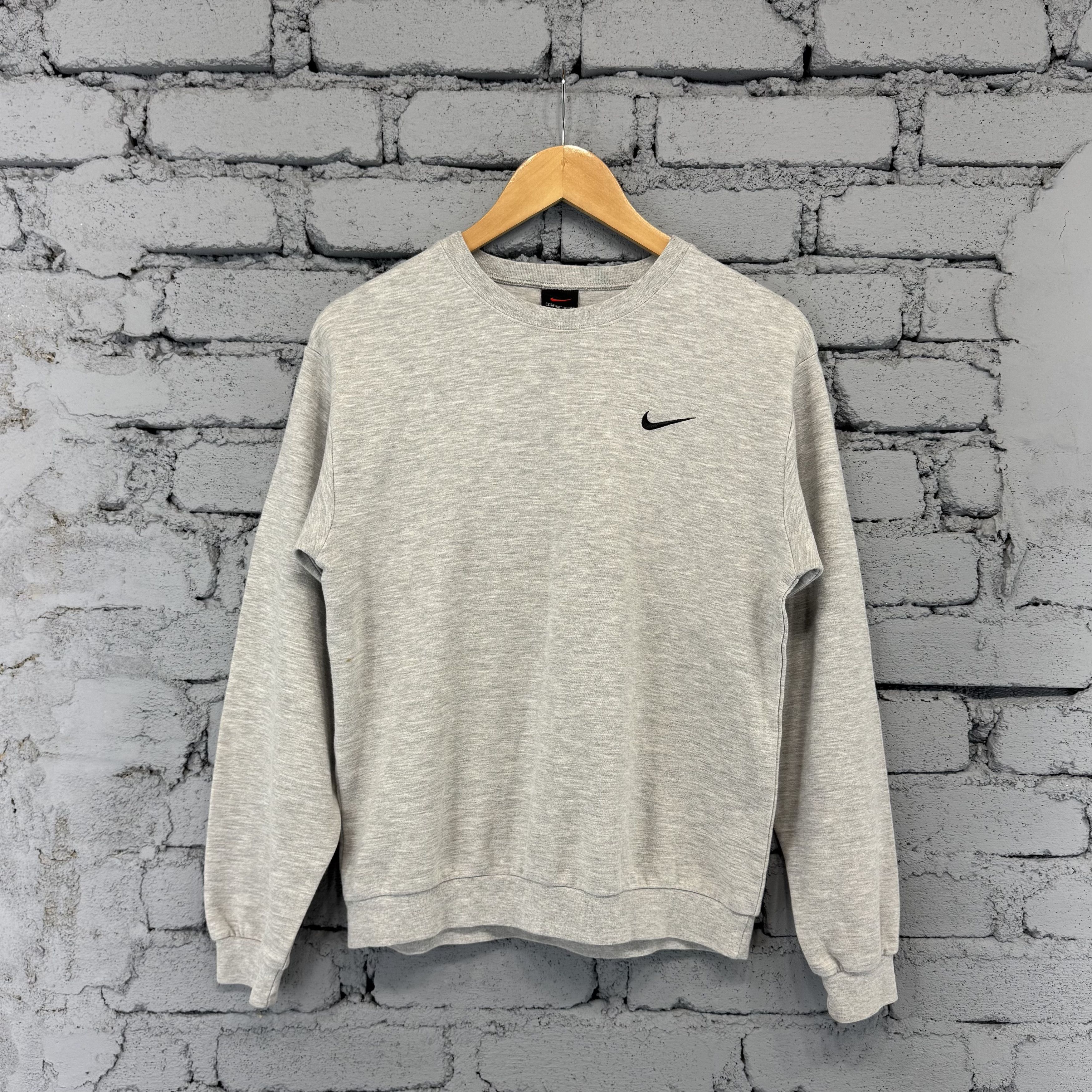 Vintage 90s Nike Small Swoosh Sweatshirt Streetwear