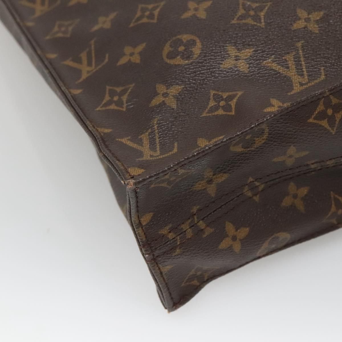 Louis Vuitton LOUIS VUITTON Monogram Sac Plat Hand Bag M51140 Size ONE SIZE - 16 Thumbnail