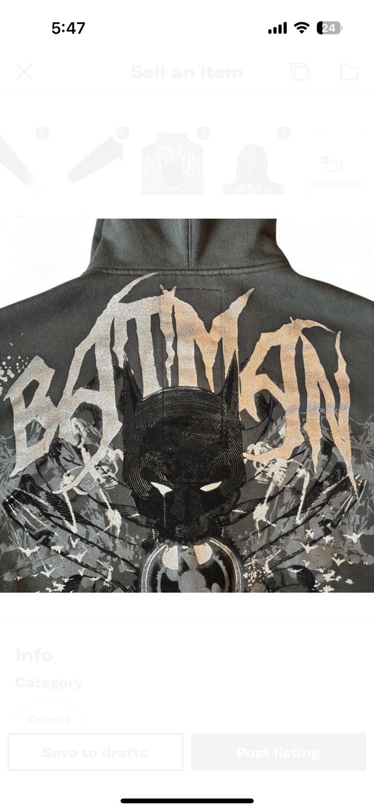 DC Comics Ecko Unlimited x Batman Zip-Up Hoodie Black Rhino Exhibit Size US S / EU 44-46 / 1 - 6 Thumbnail