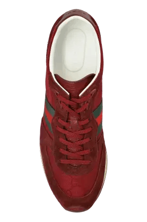 Gucci oc11z526 Men's Gucci Re-Motion Sneakers in Burgundy Size US 15 / EU 48 - 2 Thumbnail