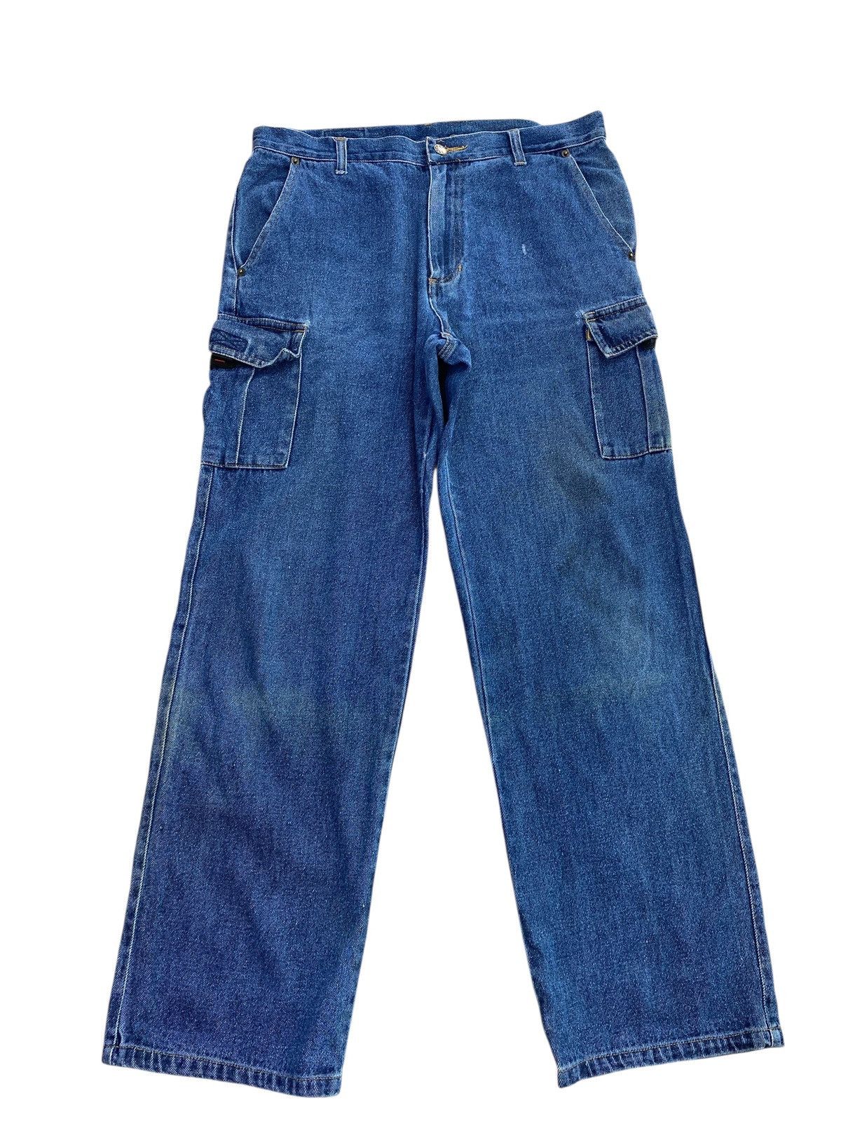 Japanese Brand Japanese Brand Forecast Cargo Style Denim Jeans Size US 35 - 1 Thumbnail