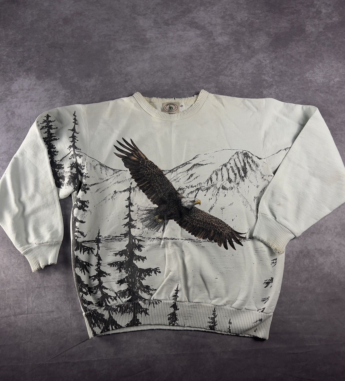 Vintage Vintage Overprint Lakewood’s Bay Sweater S Size Size US S / EU 44-46 / 1 - 1 Thumbnail