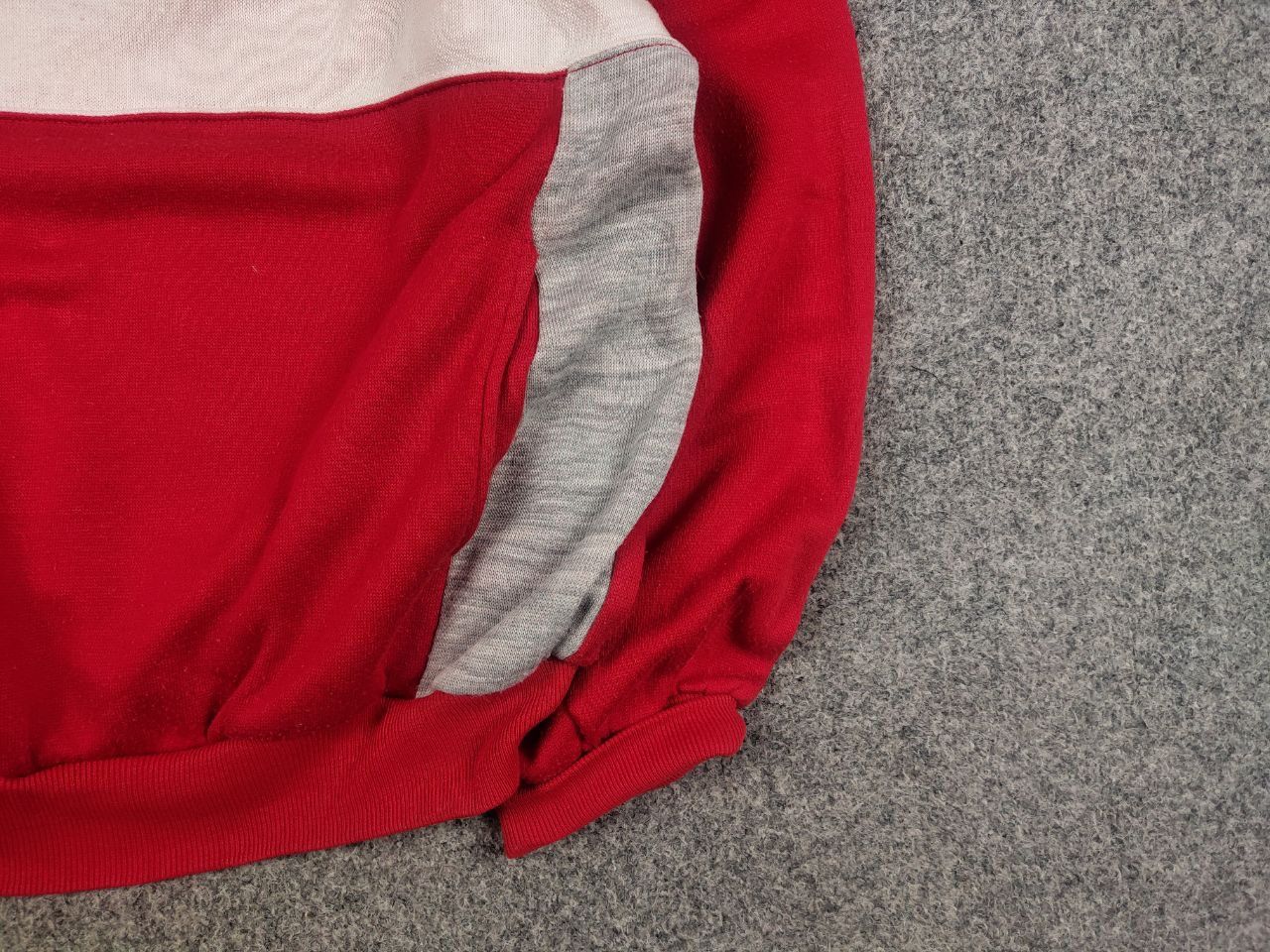 Nike Vintage 80's NIke Oregon USA TST Red Pullover Zip Sweatshirt Size US L / EU 52-54 / 3 - 6 Thumbnail