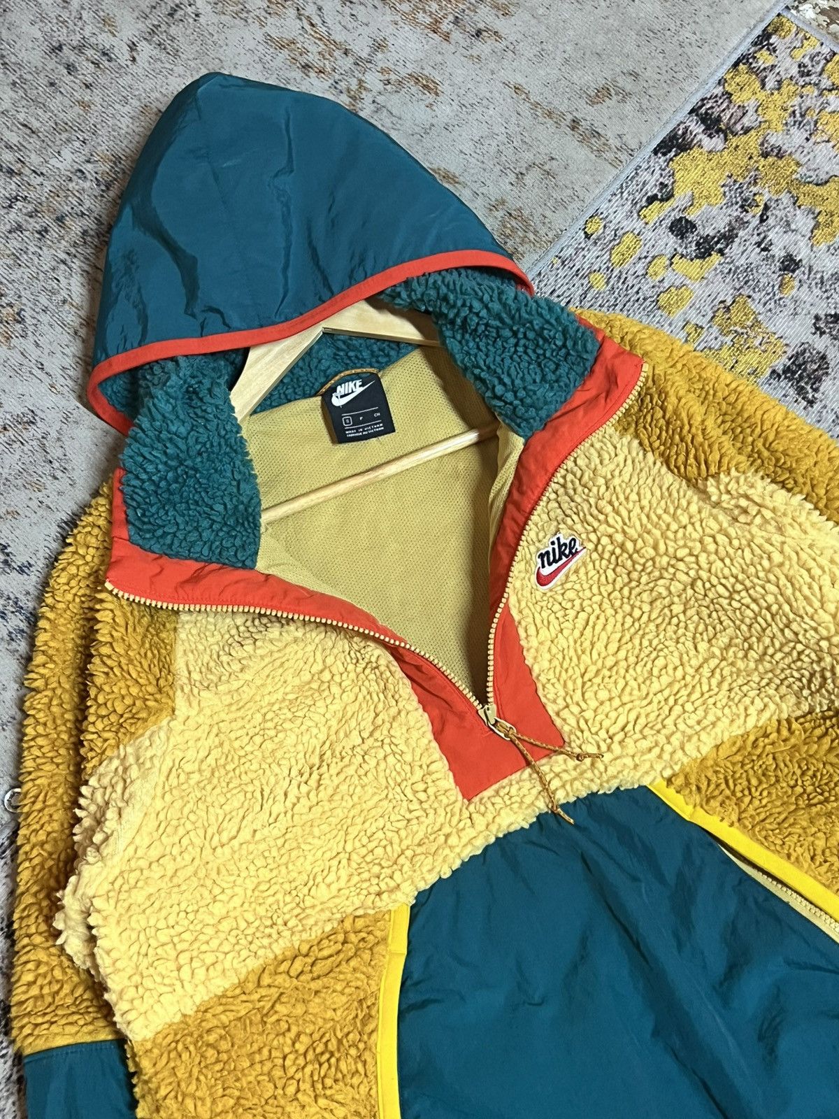 Nike Nike Multicolour Colorblock Halfzipper Sherpa Anorak Size US M / EU 48-50 / 2 - 4 Thumbnail