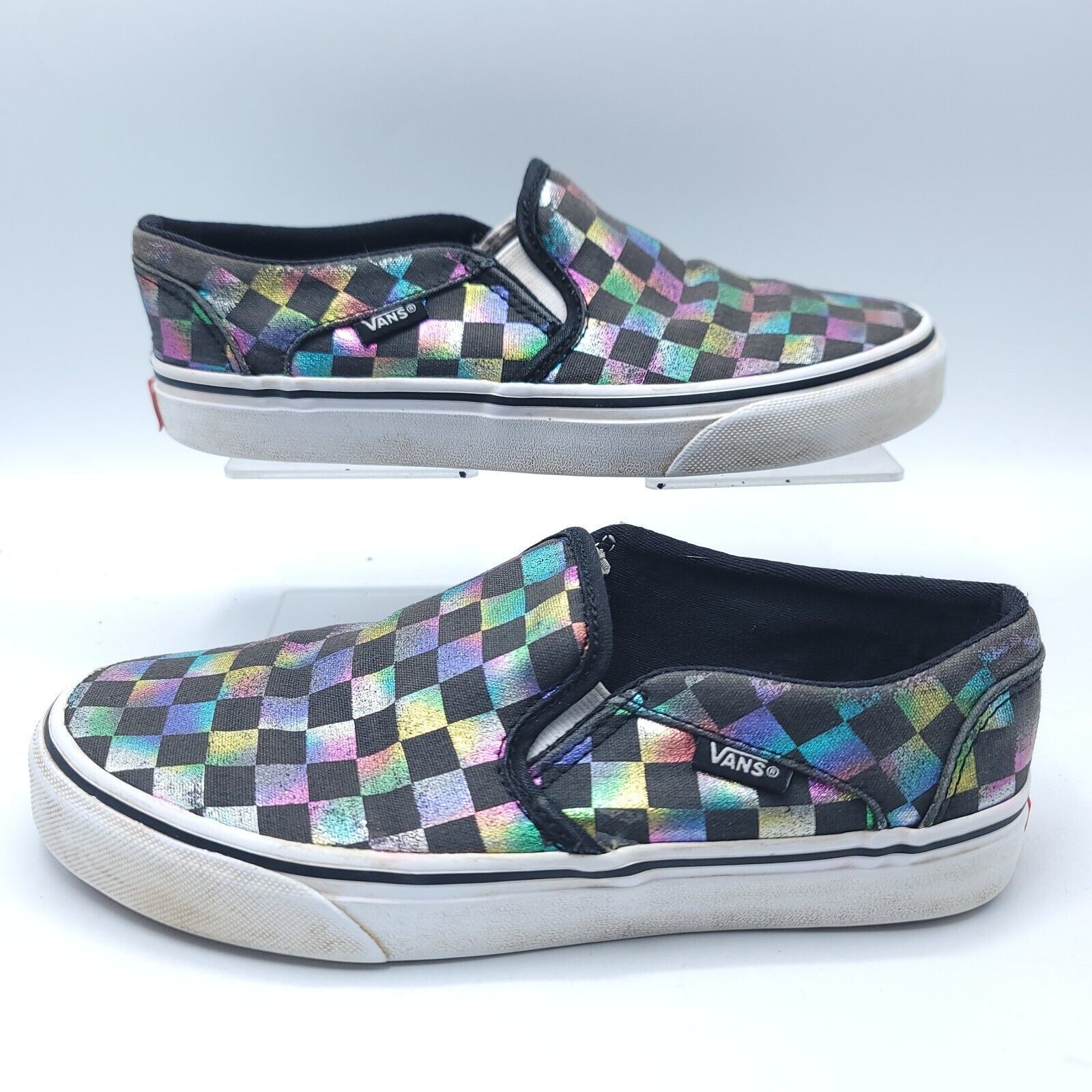 Vans Vans Off the Wall Shoe Womens Size 6.5 500714 Multi Black Size US 6.5 / IT 36.5 - 6 Thumbnail