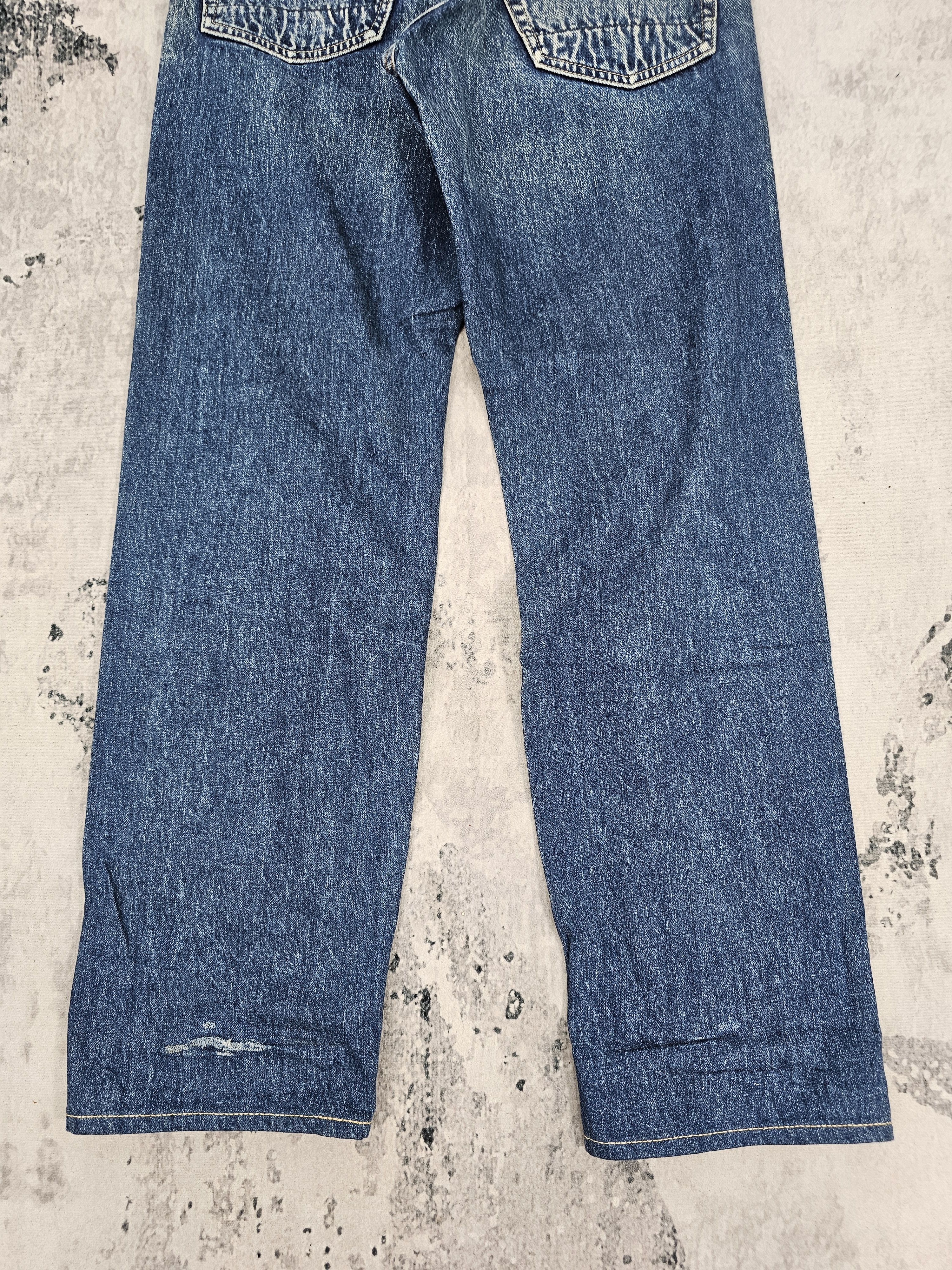 Japanese Brand GO TO HOLLYWOOD Selvedge Redline Stone Wash Resize J0297 Size US 30 / EU 46 - 4 Thumbnail