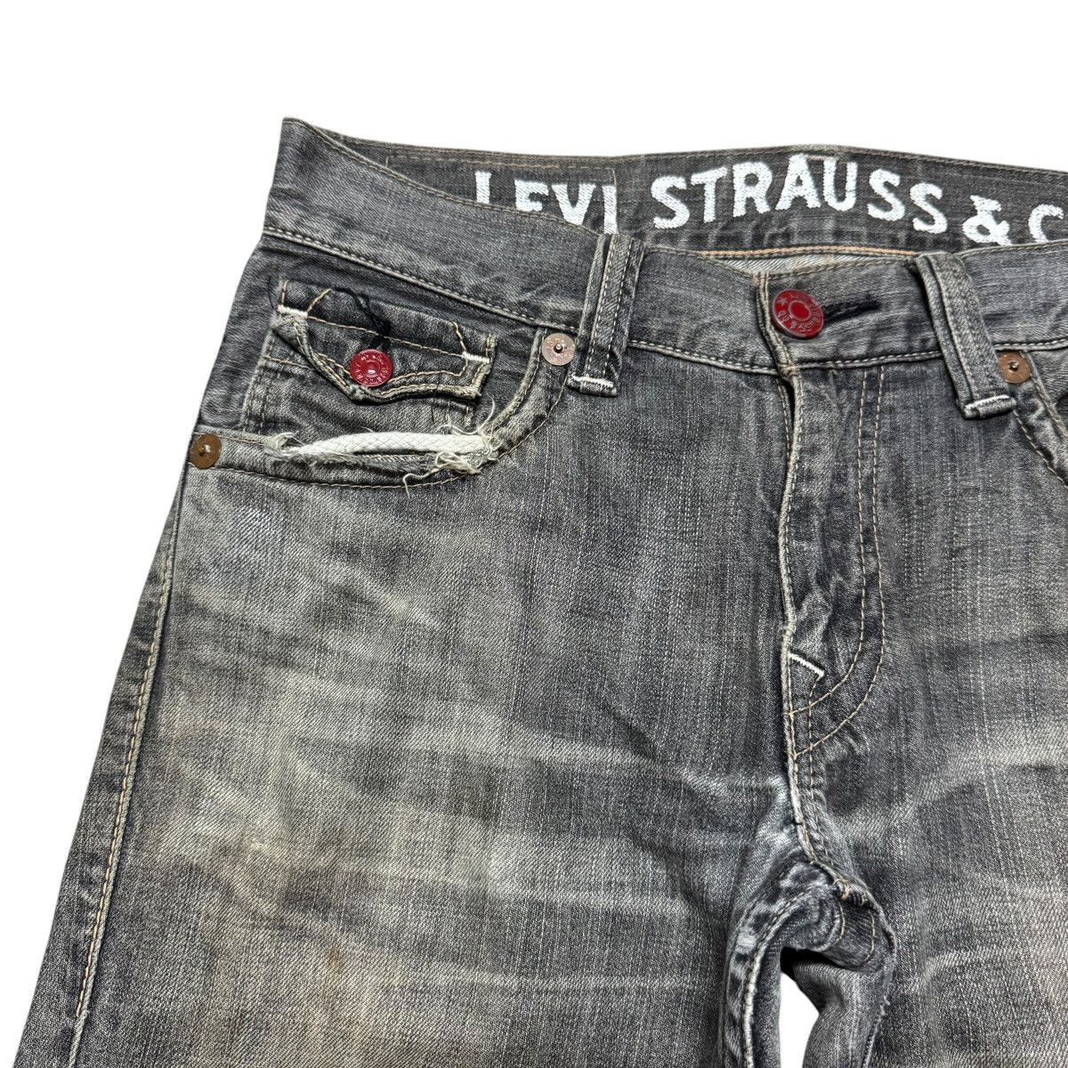 Levi's Vintage Levis 502 Big Pocket Distressed Jeans Size US 34 / EU 50 - 4 Thumbnail
