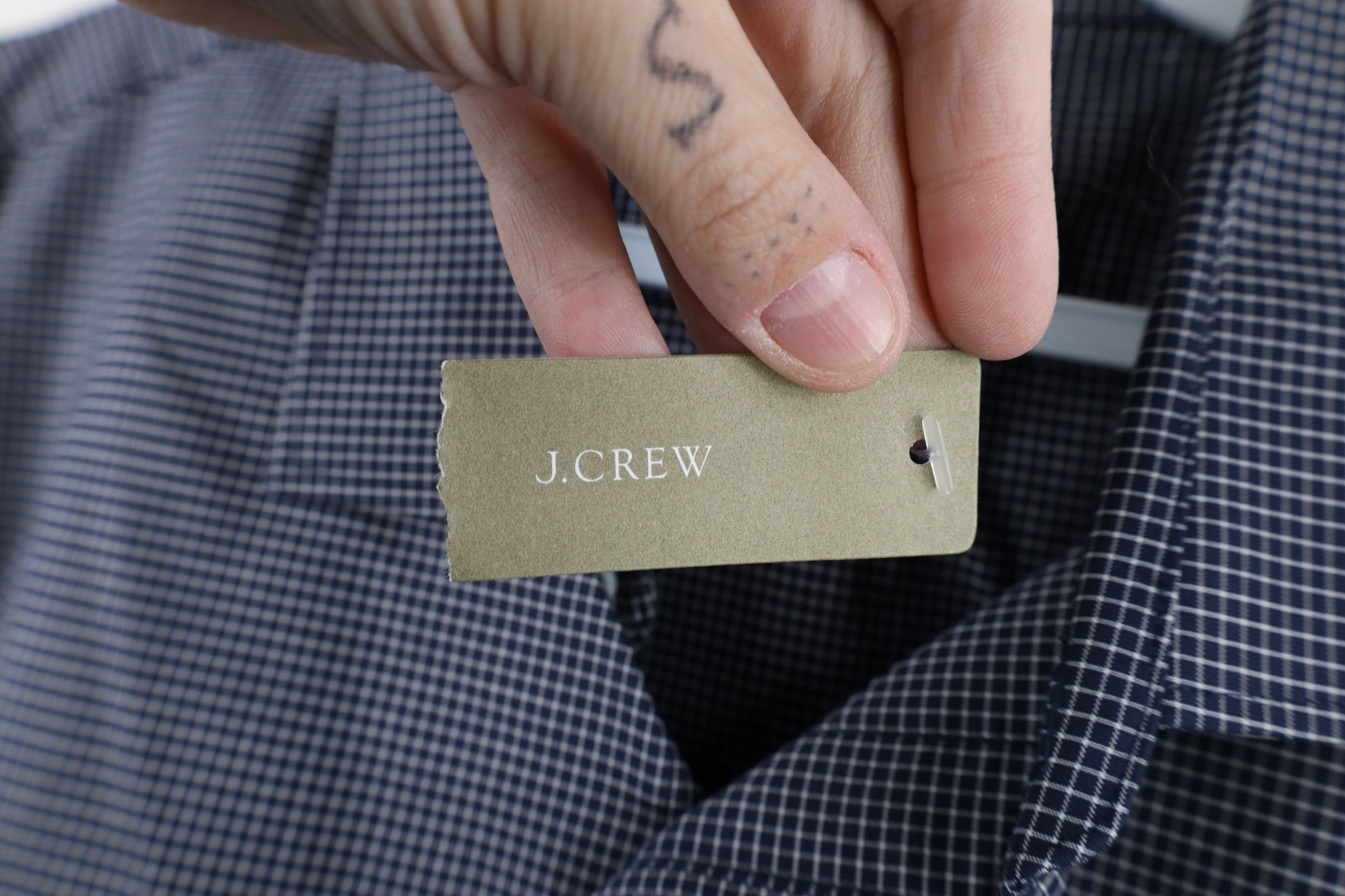 J.Crew New J Crew Collared Button Shirt Checkered Plaid Blue Cotton Size US M / EU 48-50 / 2 - 6 Thumbnail