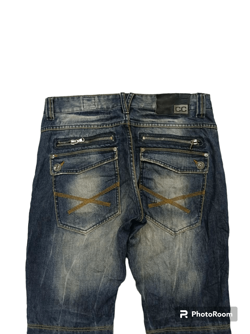 Japanese Brand SICK RIPED MULTIZIPPER POCKET CULT DENIM PANTS Size US 33 - 4 Thumbnail