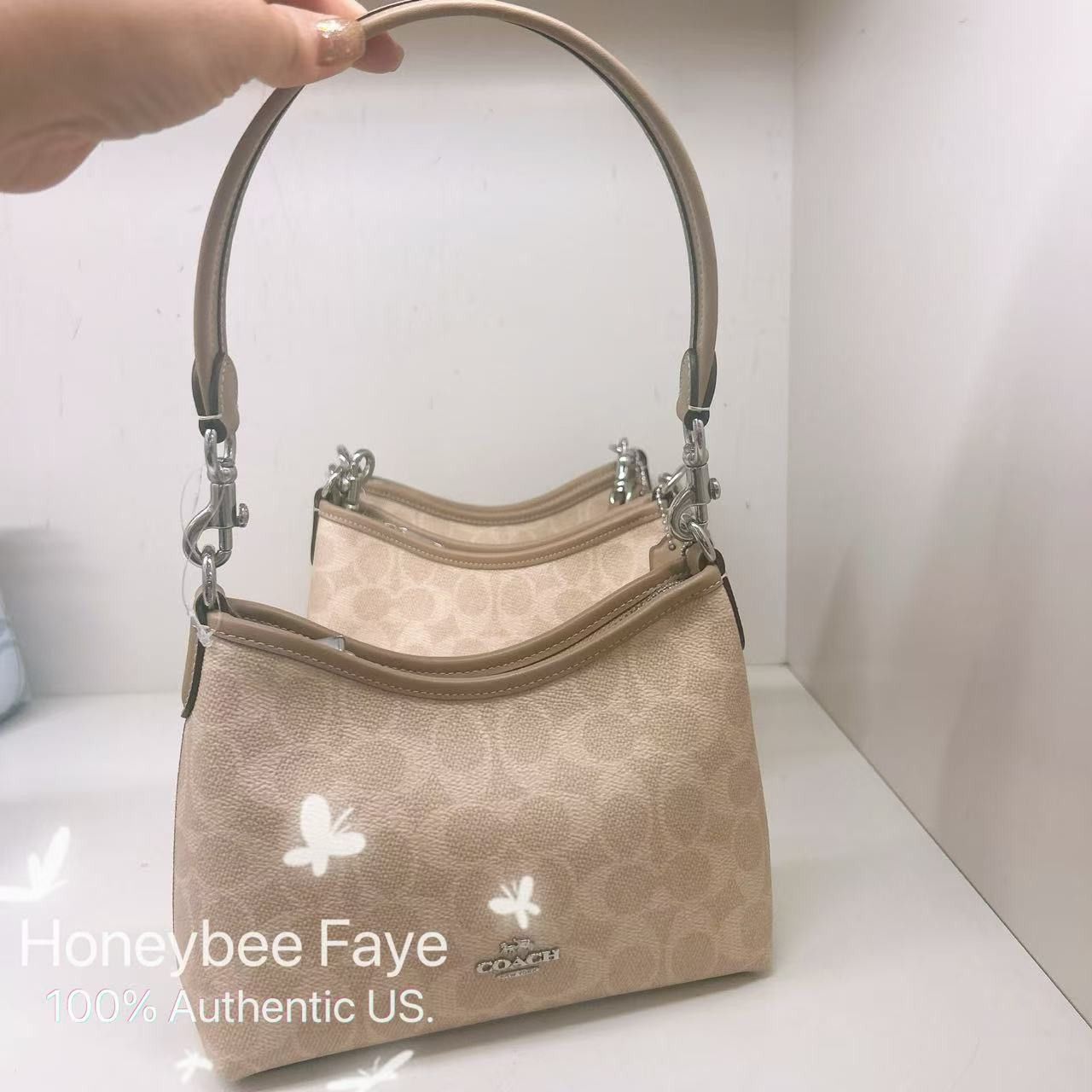 Coach Laurel Small Shoulder Bag In Signature Canvas CBH15 Size ONE SIZE - 5 Thumbnail