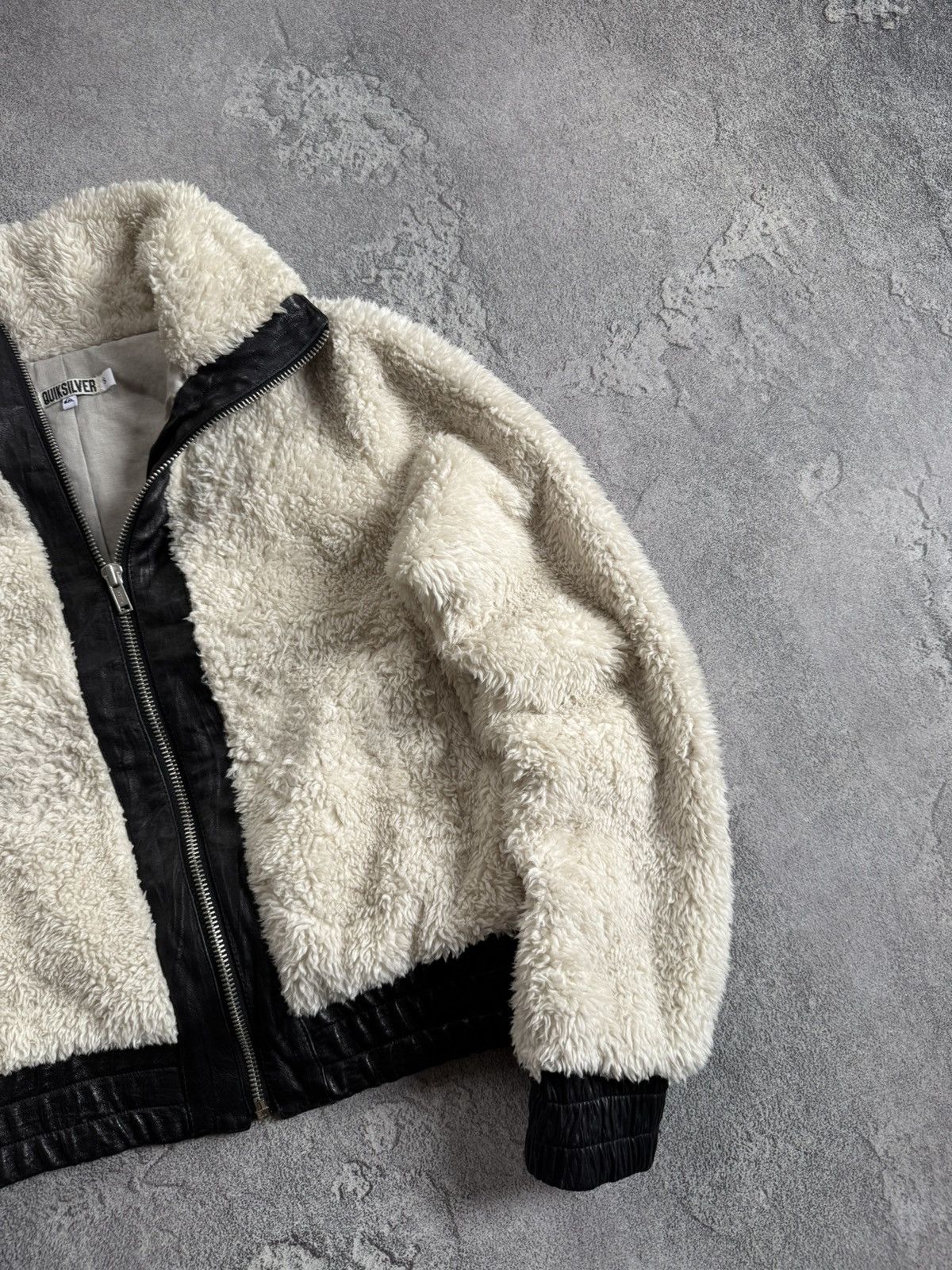 Quiksilver Quiksilver S Vintage sherpa jacket teddy fleece quicksilver Size S / US 4 / IT 40 - 3 Thumbnail