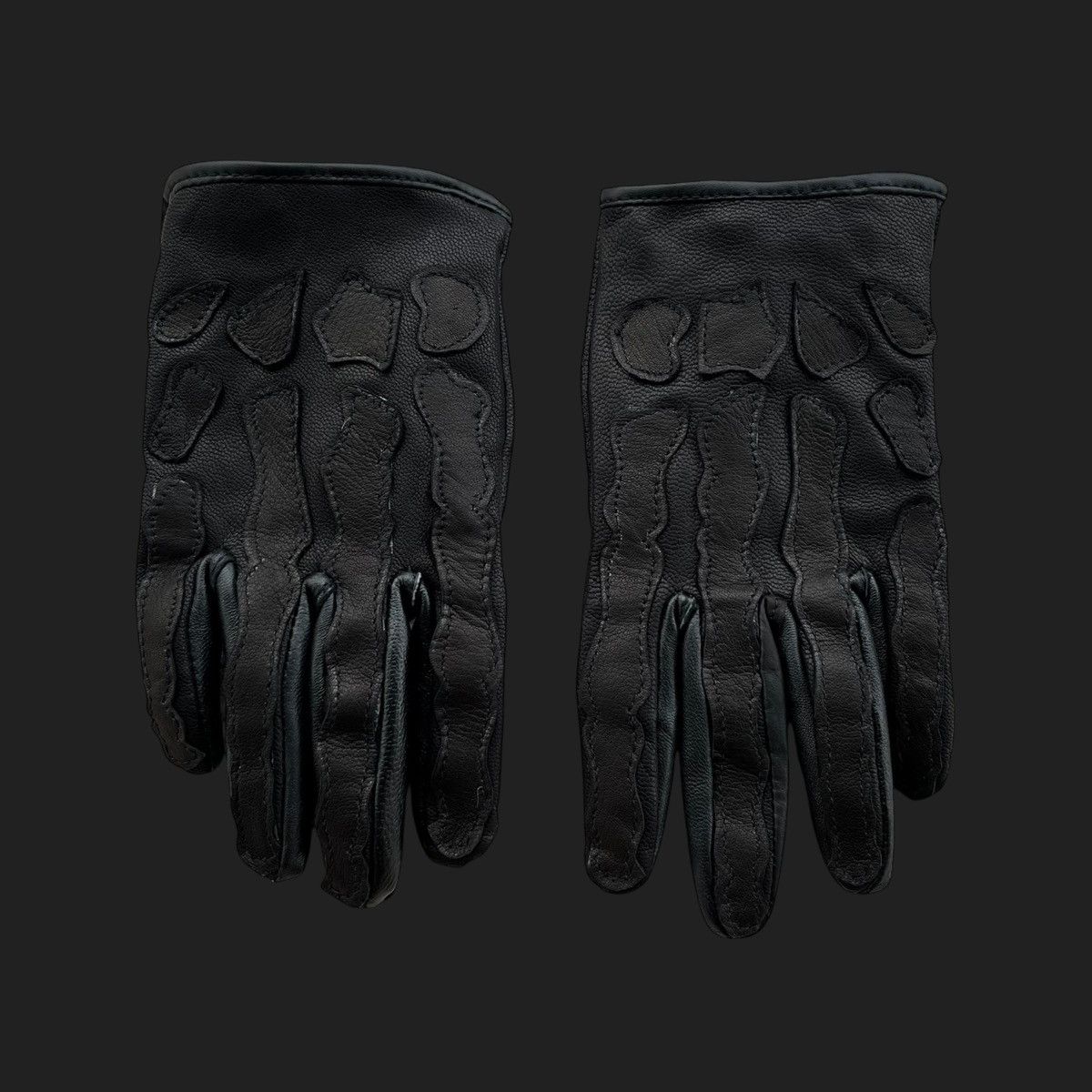 未使用 IF SIX WAS NINE GLOVE SLAB 手袋 グローブ If Six Was Nine 📢LASTDROP📢 Black Leather Skeleton Gloves | Grailed