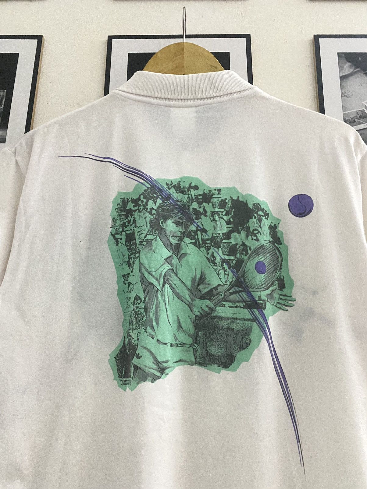 Adidas 80s Adidas Stefan Edberg Polo Shirt Size US L / EU 52-54 / 3 - 5 Thumbnail