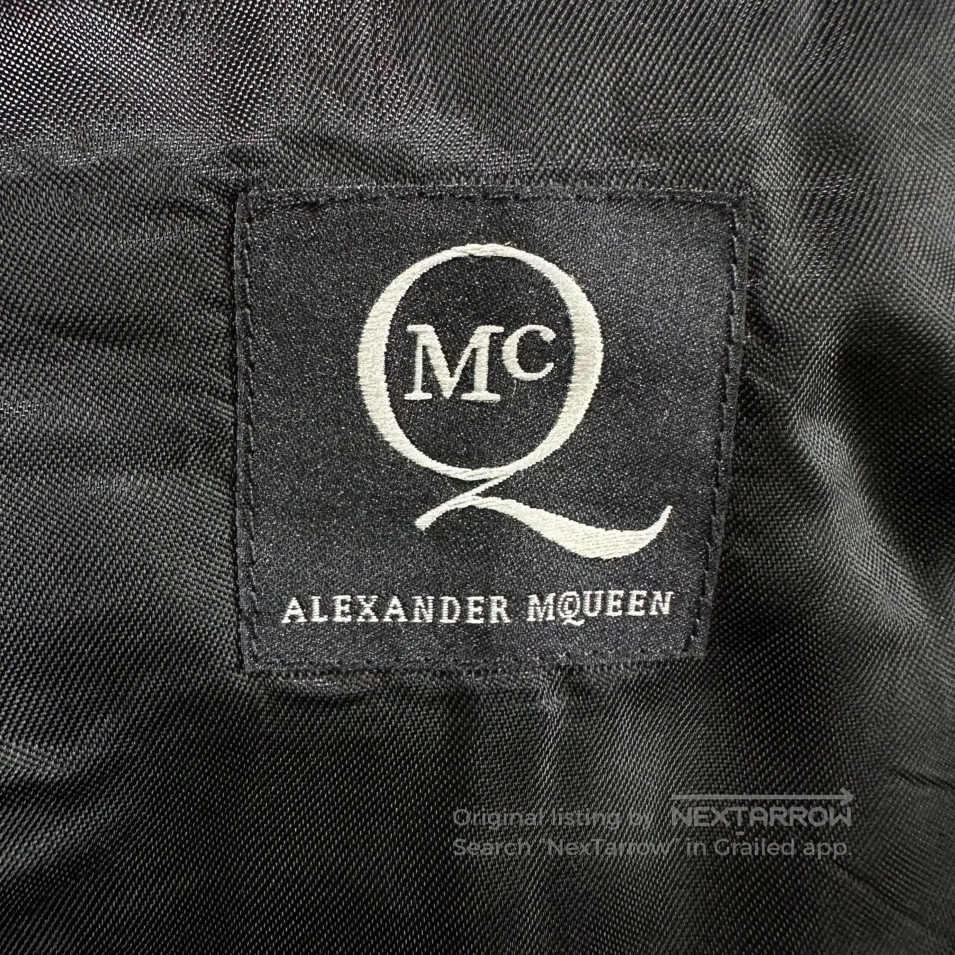 Alexander McQueen Alexander McQueen Black Paneled Collar Blazer. Size US M / EU 48-50 / 2 - 6 Thumbnail