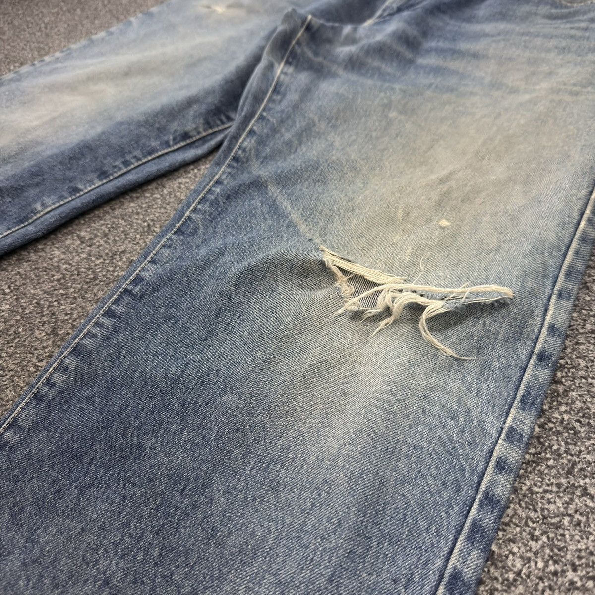 Versace Jeans Couture Vintage 90s Baggy Fit Versace Heavy Fade Denim Made in Italy Size US 34 / EU 50 - 6 Thumbnail