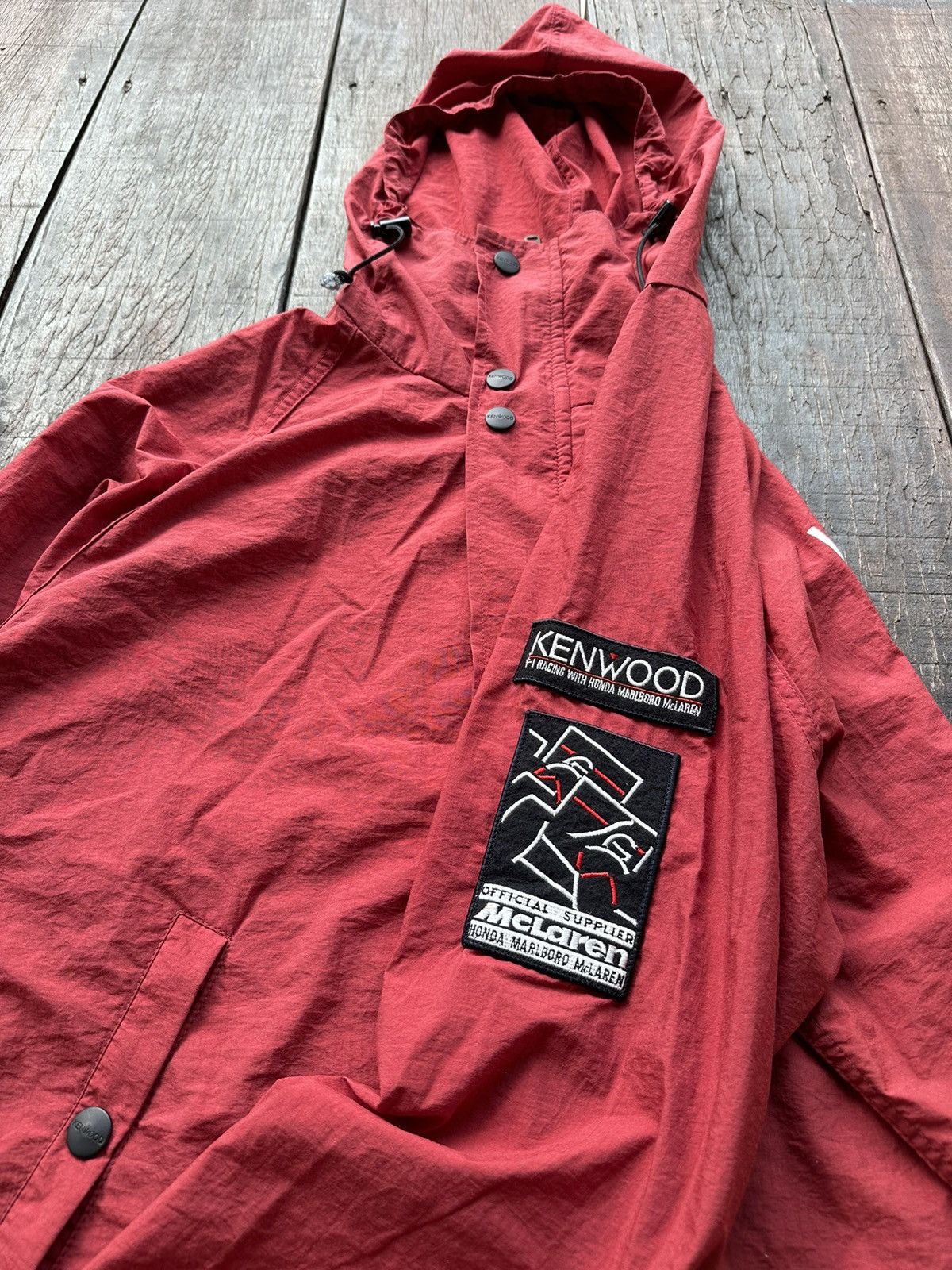 Vintage Kenwood F-1 racing with honda marlboro mclaren wind breaker Size US XL / EU 56 / 4 - 4 Thumbnail