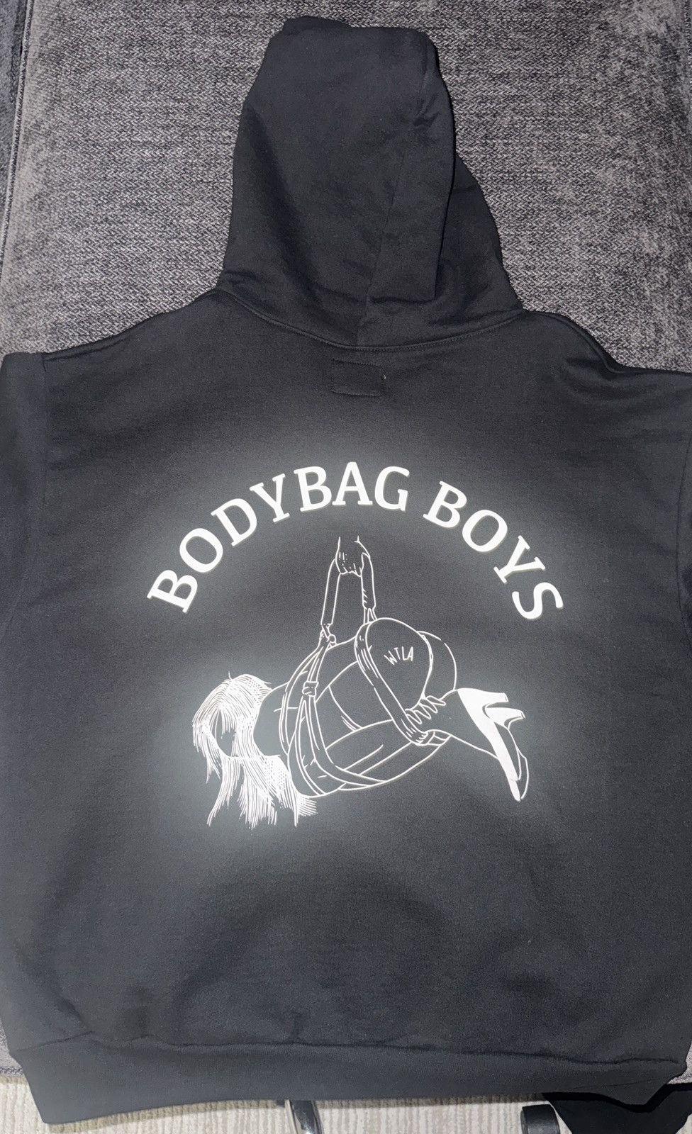 wckdthghts Wckdthghts Bodybag Boys Zip Hoodie Size L *RARE* Size US L / EU 52-54 / 3 - 4 Thumbnail