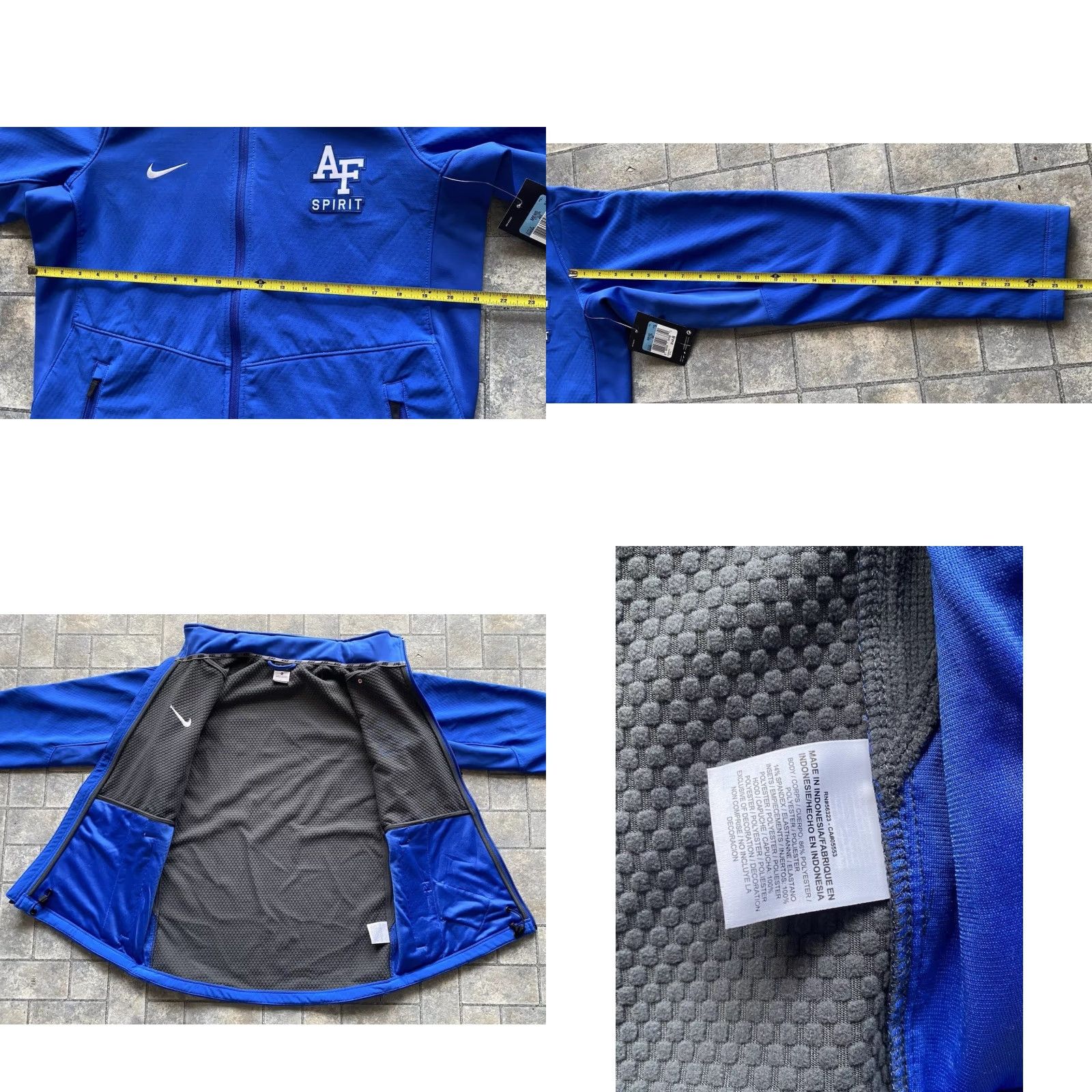 Nike Nike Therma-Fit Air Force Jacket MENS Medium W/ Hidden Hood & Audio Pocket NWT Blue Size US M / EU 48-50 / 2 - 9 Thumbnail