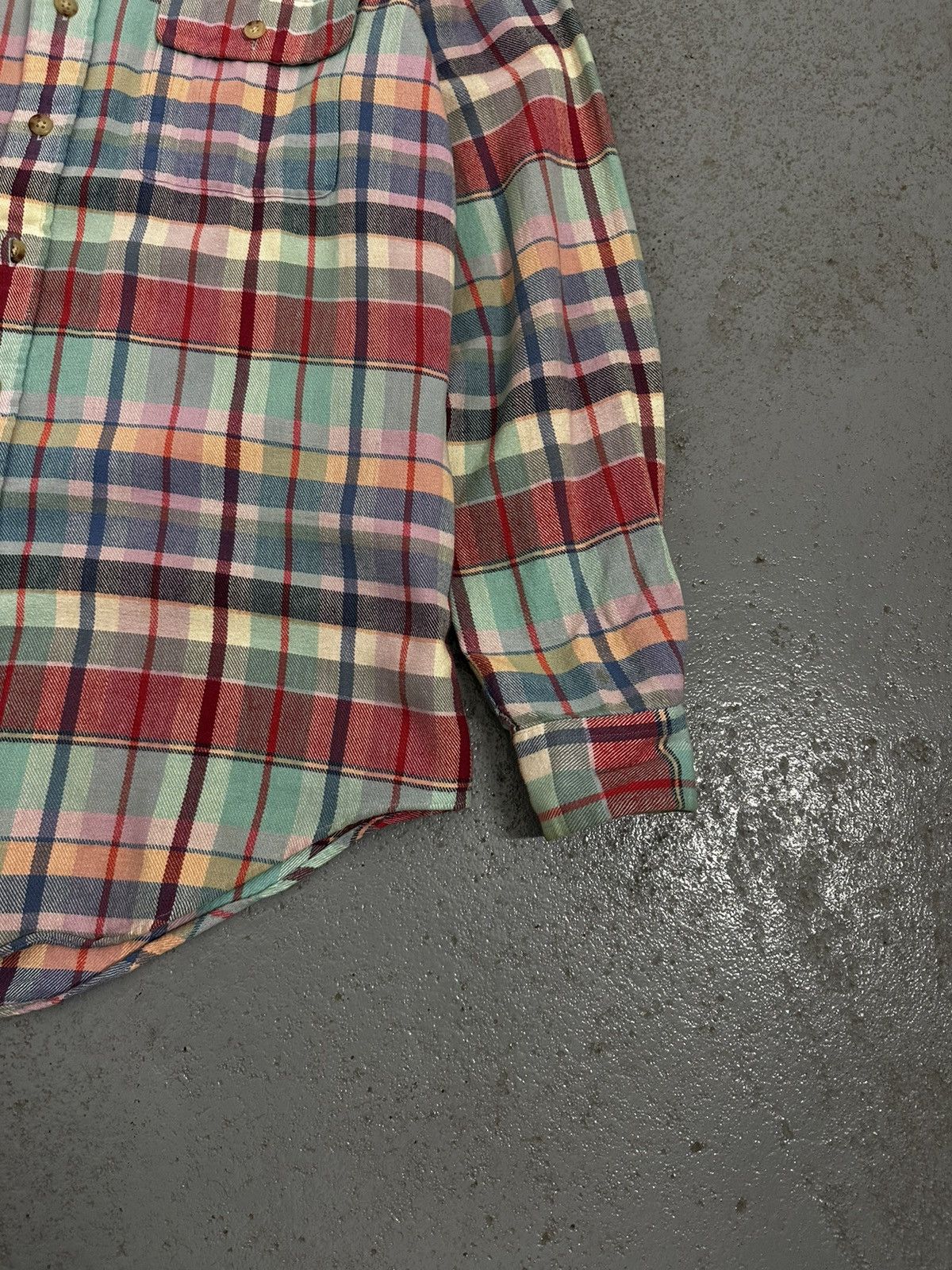 Polo Ralph Lauren Vintage 80s Ralph Lauren Flannel Shirt Size US M / EU 48-50 / 2 - 5 Thumbnail