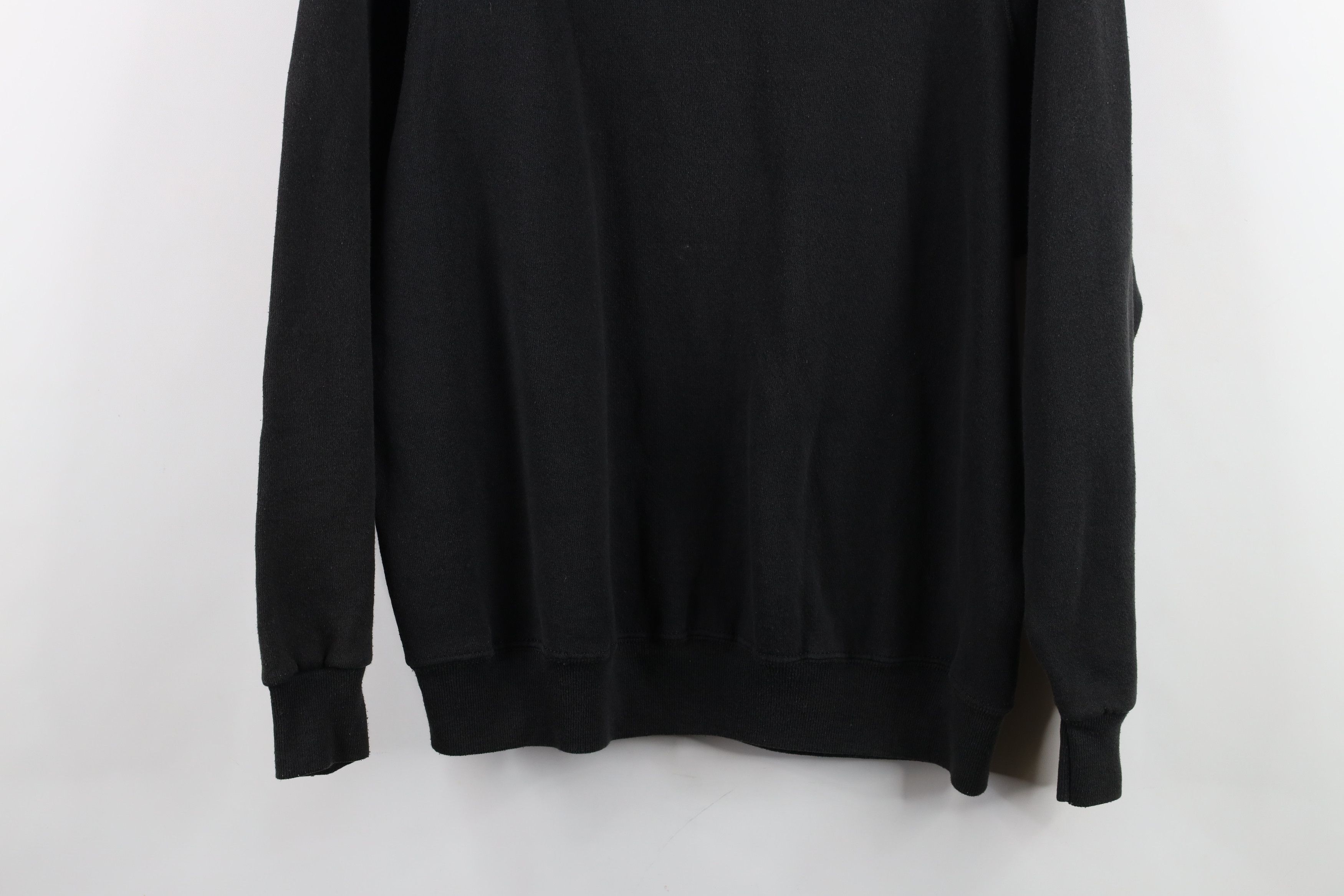 Vintage Vintage 80s 90s Streetwear Crewneck Sweatshirt Black USA Size US L / EU 52-54 / 3 - 3 Thumbnail