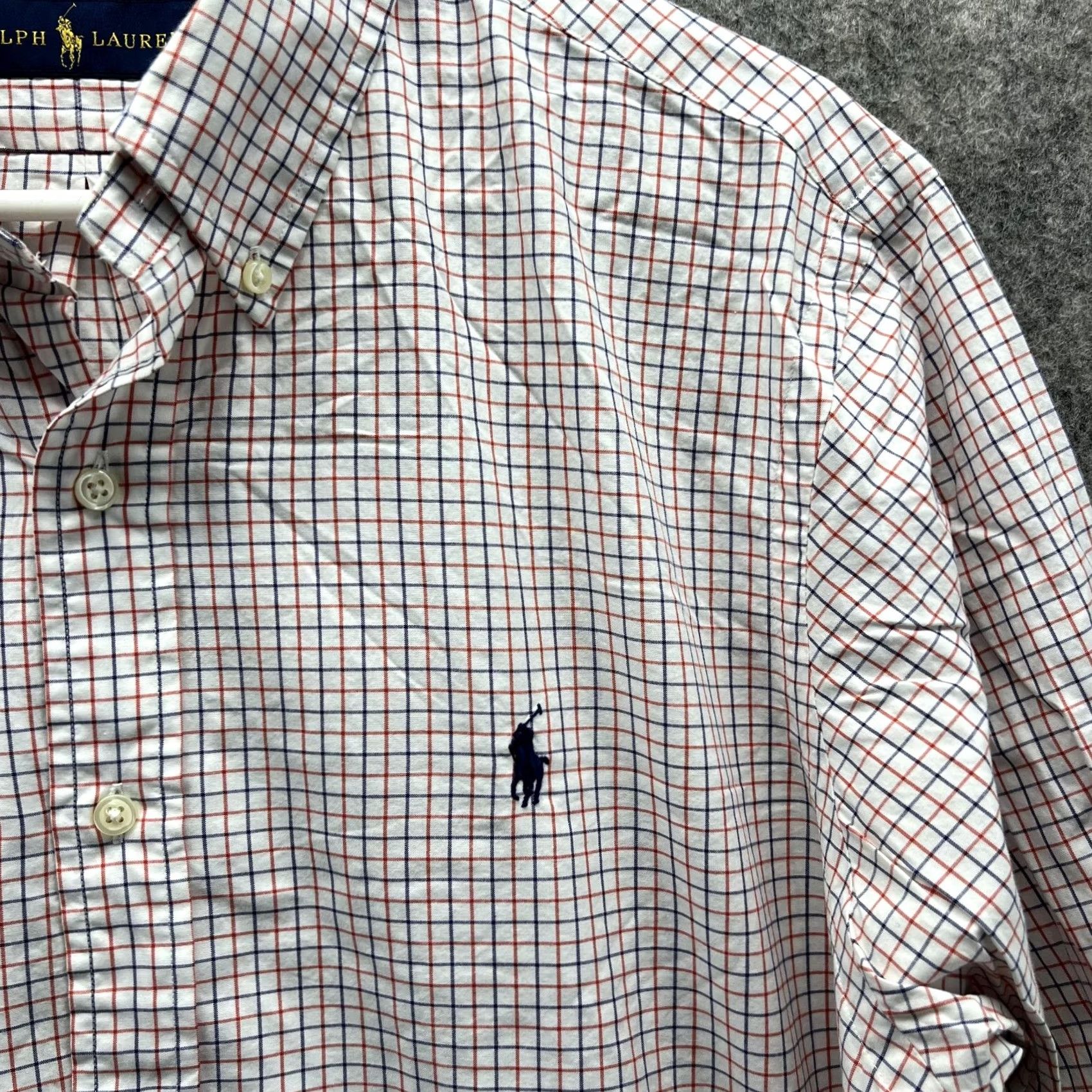 Polo Ralph Lauren Polo Ralph Lauren Shirt Men L White Button-Down Check Preppy Vintage: No, Casual, Business, Formal, Party/Cocktail, Travel, Workwear (Size L) Size US L / EU 52-54 / 3 - 3 Thumbnail