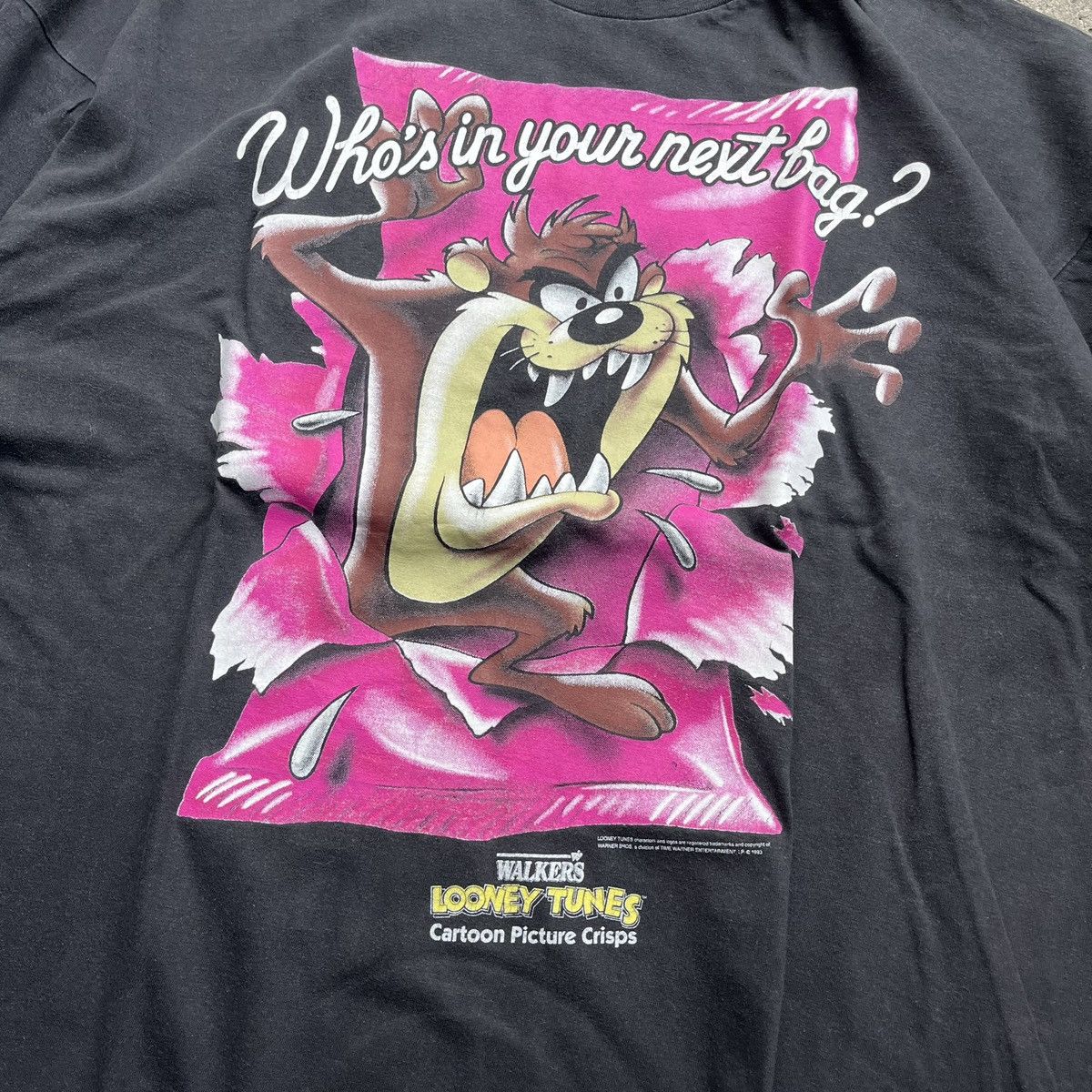 Vintage × Warner Bros Vintage Looney Tunes Taz 1993 Warner Bros Graphic Tee Size US XL / EU 56 / 4 - 2 Thumbnail