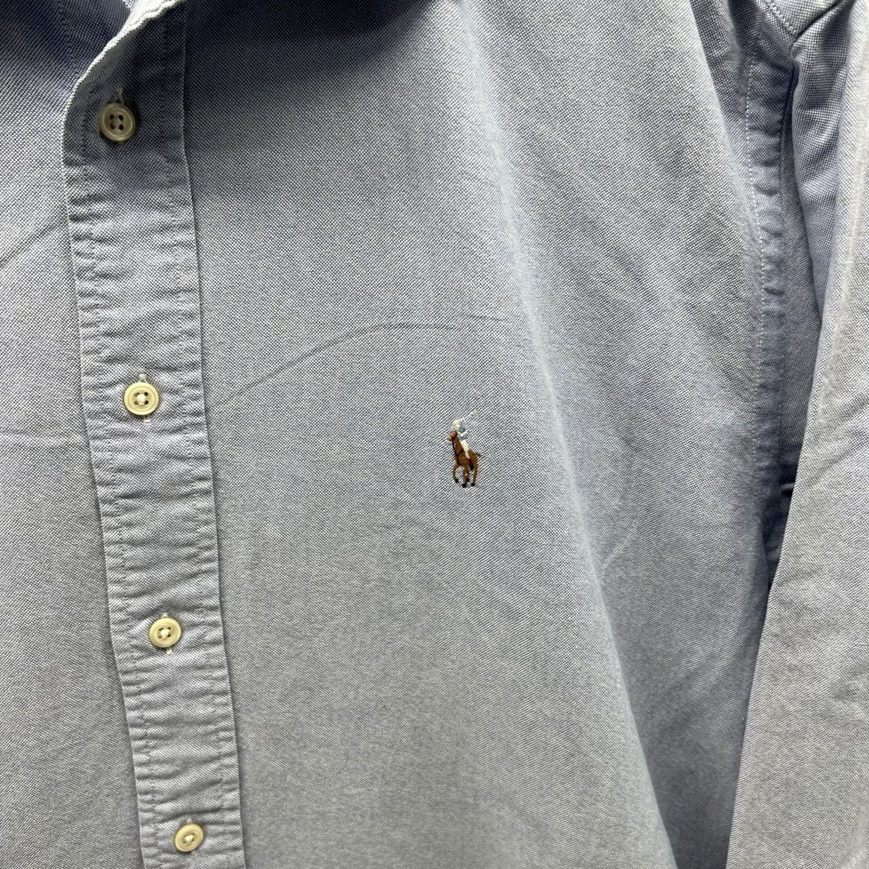 Ralph Lauren Ralph Lauren Shirt Men 16.5 34 Blue Button Down Vintage Polo Pony Button-Up Classic Casual Formal Workwear Mens Shirt Size US XL / EU 56 / 4 - 7 Thumbnail