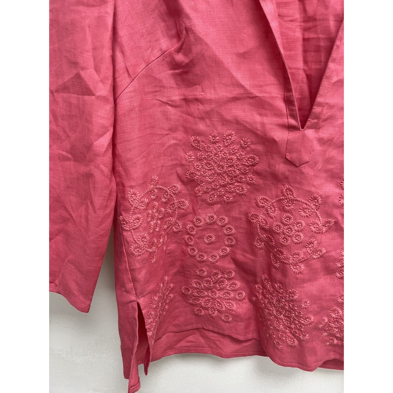 & Other Stories Saint Tropez West Linen Blouse Top Embellished S A001435 Size S / US 4 / IT 40 - 2 Thumbnail