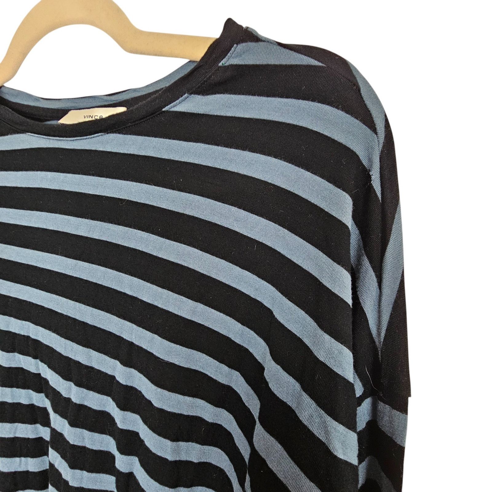 Vince Vince Womens Striped T-Shirt Sz S Quiet Luxury Minimalist Size S / US 4 / IT 40 - 5 Thumbnail