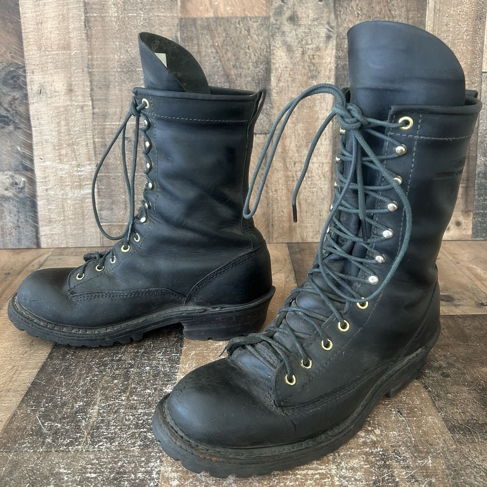White's Boots Whites H7809 Logger Packer Plain Toe Work Boots Mens 9 D Size US 9 / EU 42 - 11 Thumbnail
