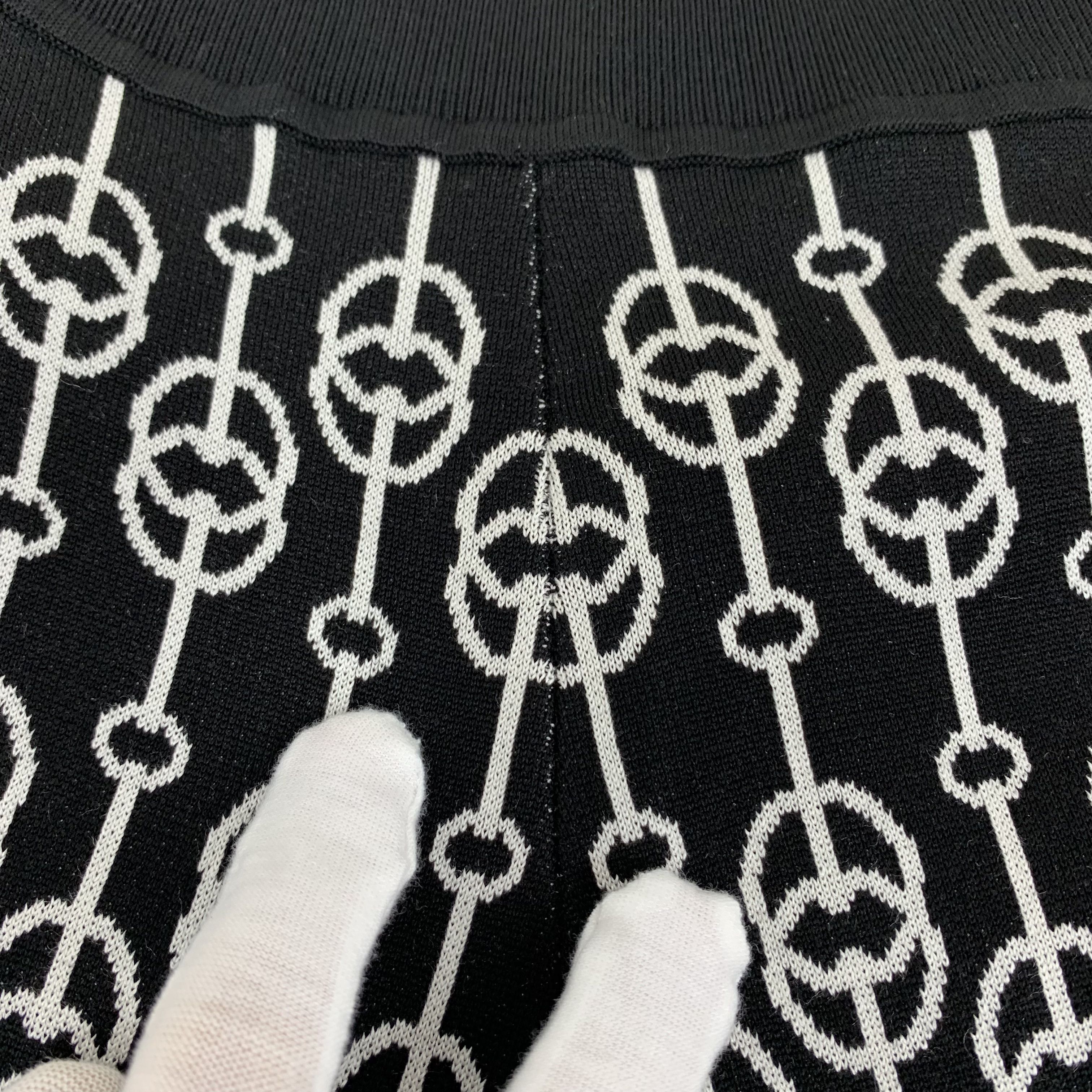 Hermes Hermes Printed Knit Jogger Pants Black (S) Size 25" / US 0 / IT 36 - 10 Thumbnail