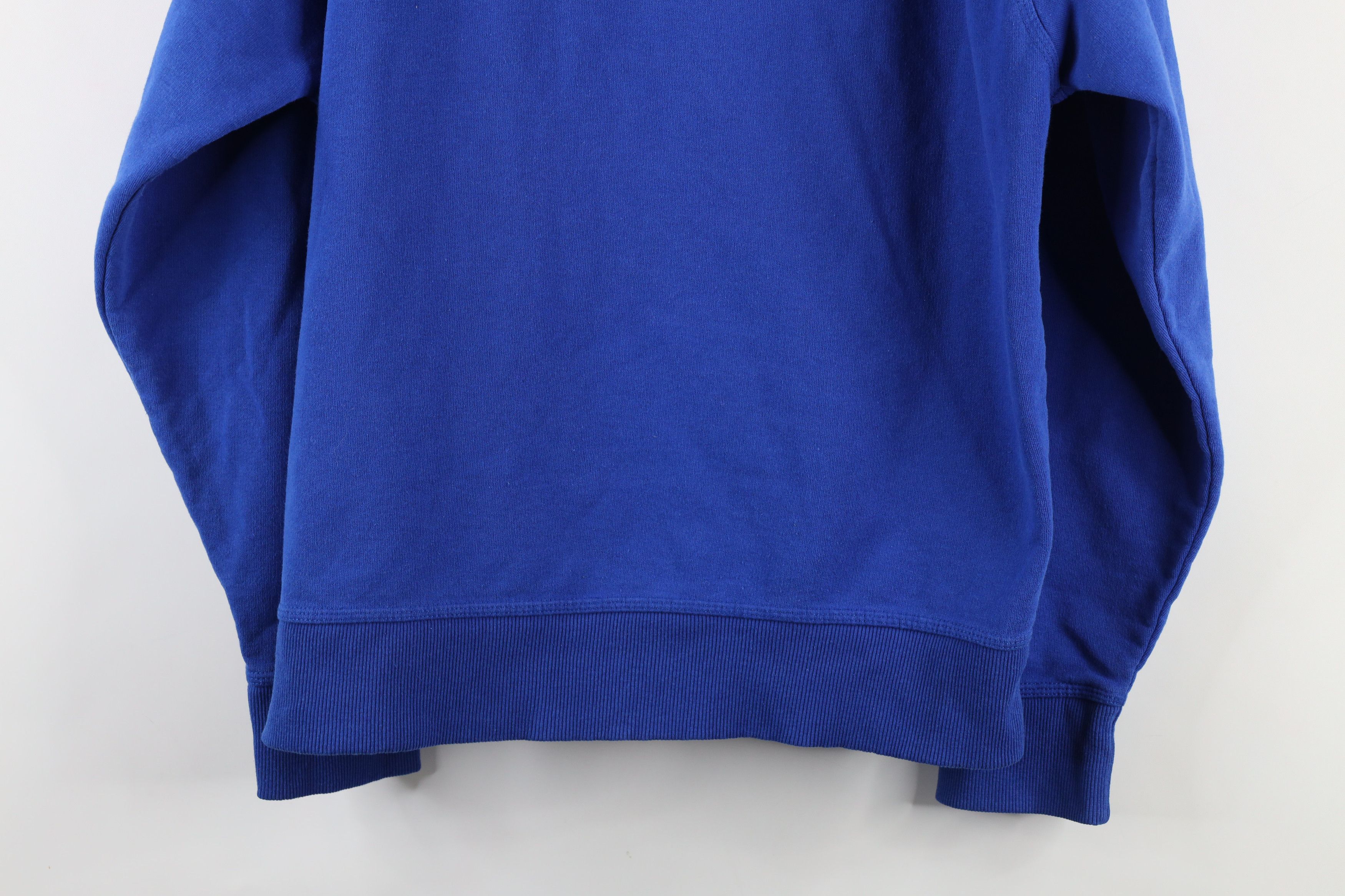Champion × Vintage Vintage Champion Monochrome Hoodie Sweatshirt Royal Blue Size US L / EU 52-54 / 3 - 12 Thumbnail