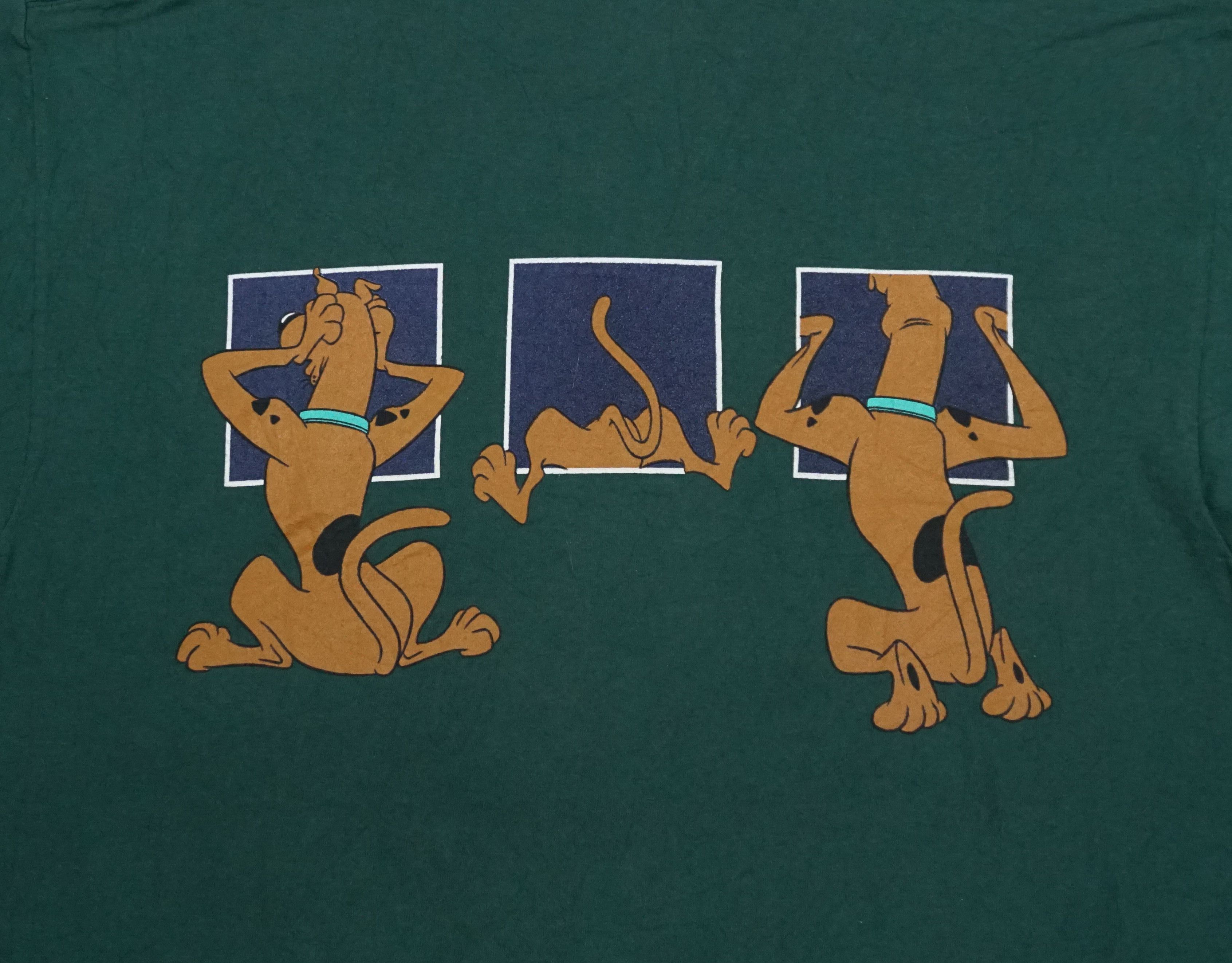 Cartoon Network × Mostly Heard Rarely Seen × Vintage 90's Cartoon Network Scooby-Doo Promo T-shirt Size US L / EU 52-54 / 3 - 5 Thumbnail