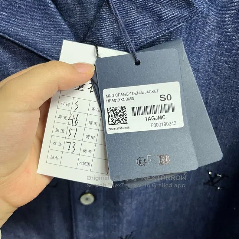 Louis Vuitton Louis Vuitton 25 Blue Denim Logo Embroidered Single Breast Size US S / EU 44-46 / 1 - 2 Thumbnail