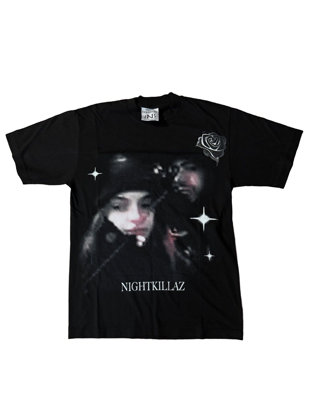 Snow Strippers X Online Ceramics Nightkillaz 2024 Tour Shirt
