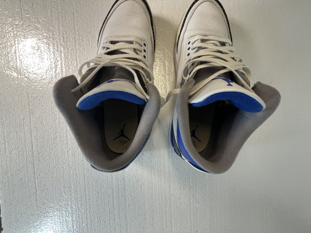 Jordan Brand Sz 14 Air Jordan 3 Racer Blue White Size US 14 / EU 47 - 8 Thumbnail
