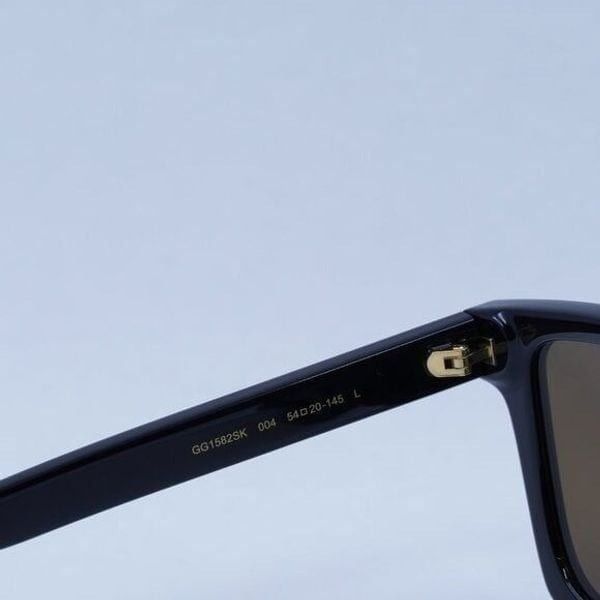 Gucci New Gucci GG1582SK 004 Sunglasses - Black Frame, Brown Size ONE SIZE - 6 Thumbnail
