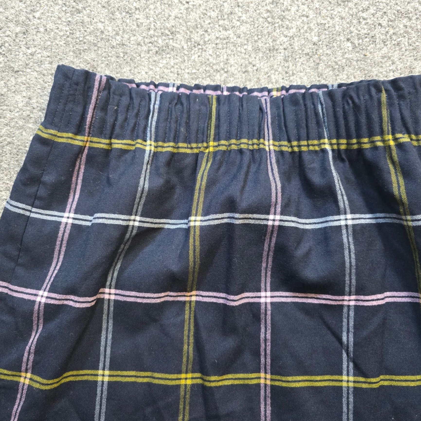 J.Crew **J.CREW Women's Blue Wool Elastic Waist Plaid Skirt** User: J.CREW Women's Blue Wool Elastic Waist Plaid Skirt Size 27" / US 4 / IT 40 - 2 Thumbnail