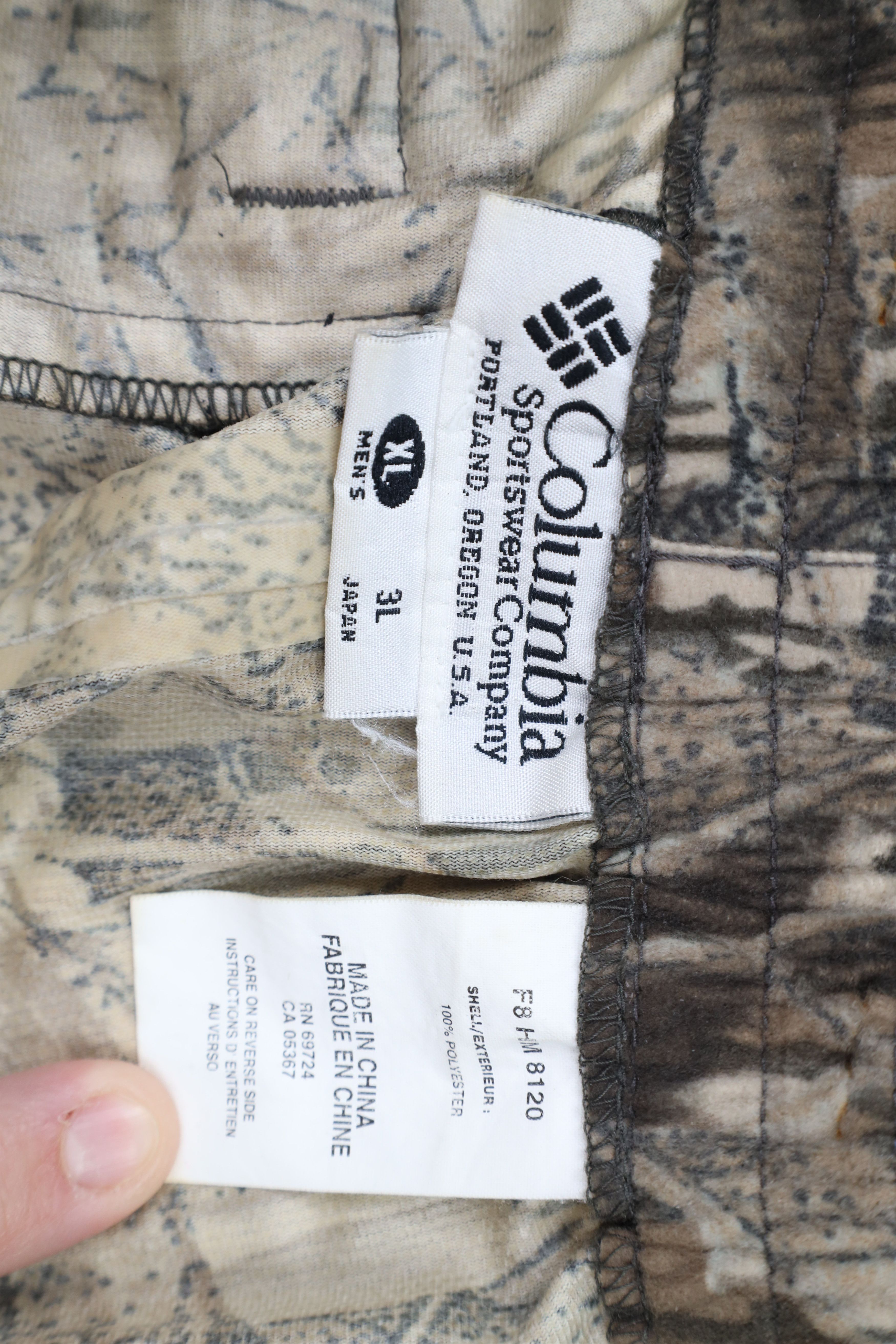 Columbia × Vintage Vintage Columbia Cloth Mossy Oak Camouflage Wide Leg Pants Size US 38 / EU 54 - 7 Thumbnail