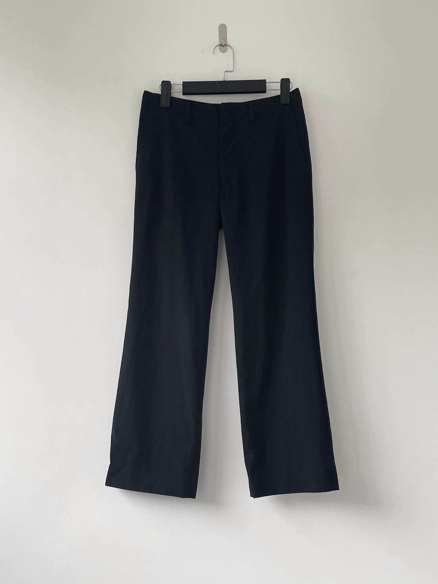 Junya Watanabe Black Casual Straight-Leg Pants Size US 30 / EU 46 - 2 Thumbnail