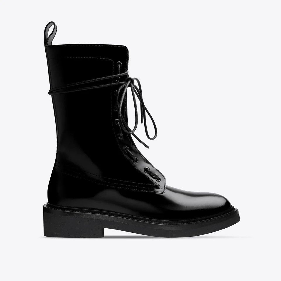 From The First From The First Black Leather Lorenzo Navigate Boots 42 Size US 9 / EU 42 - 12 Thumbnail