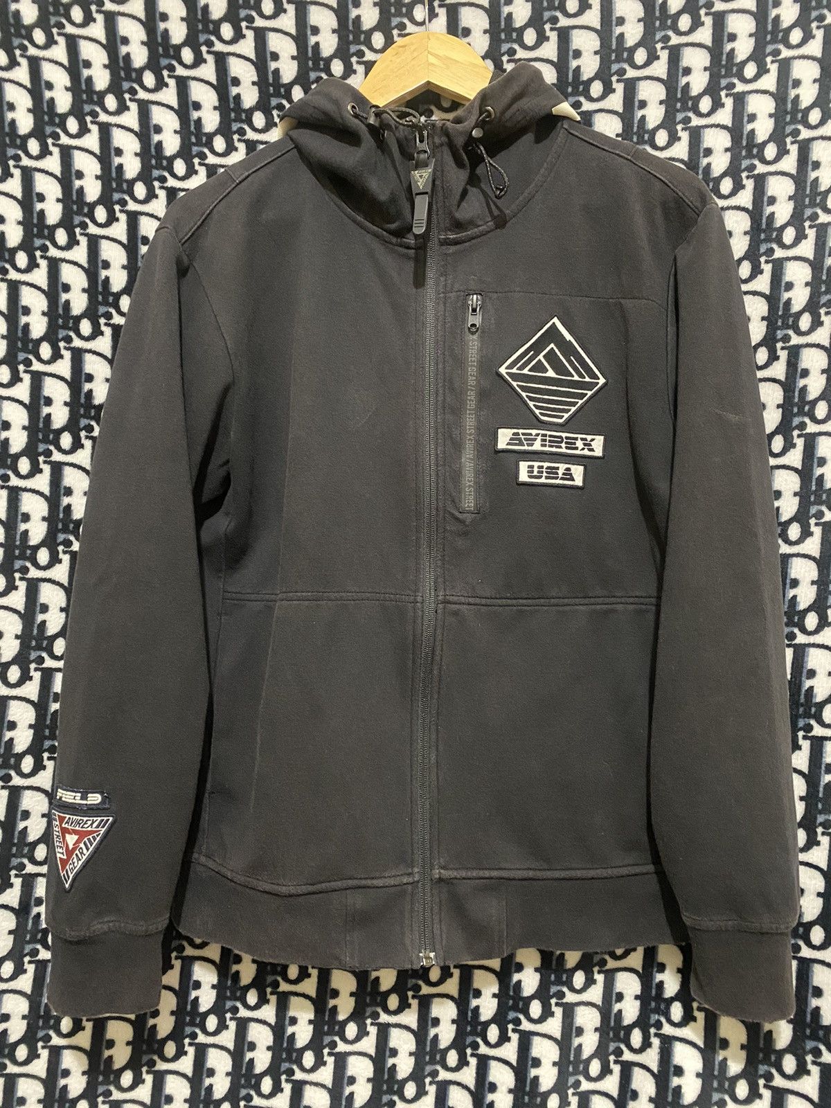 Avirex 🔥Rare🔥 Avirex Zipper Hoddie Size US L / EU 52-54 / 3 - 2 Thumbnail